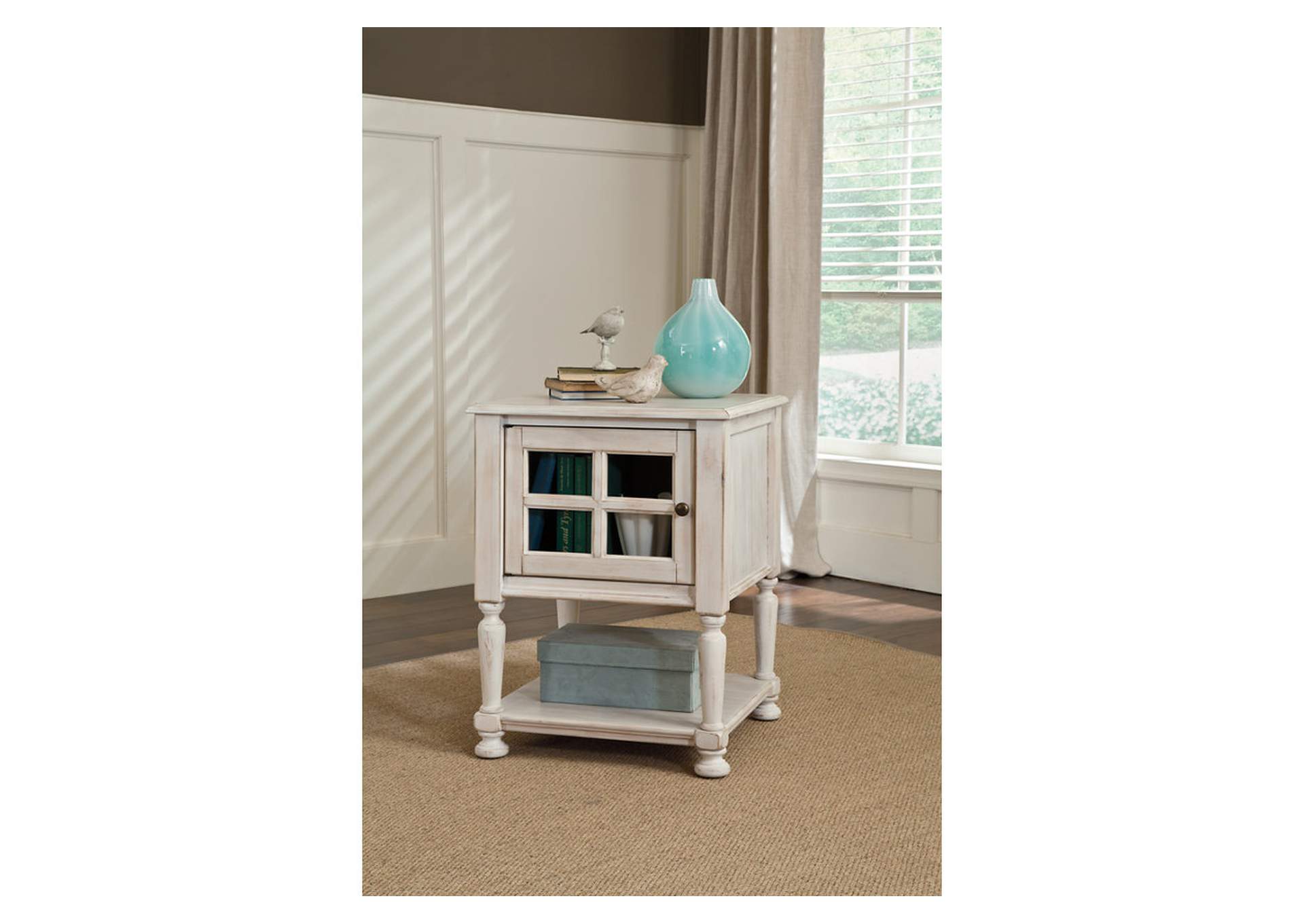 Cottage Accents Chair Side End Table,ABF Signature Design by Ashley