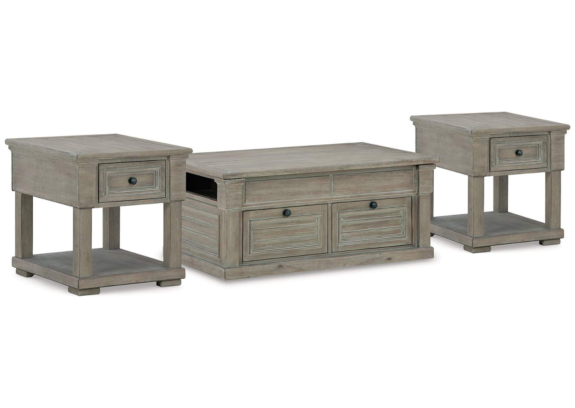 Moreshire Coffee Table with 2 End Tables,Signature Design By Ashley