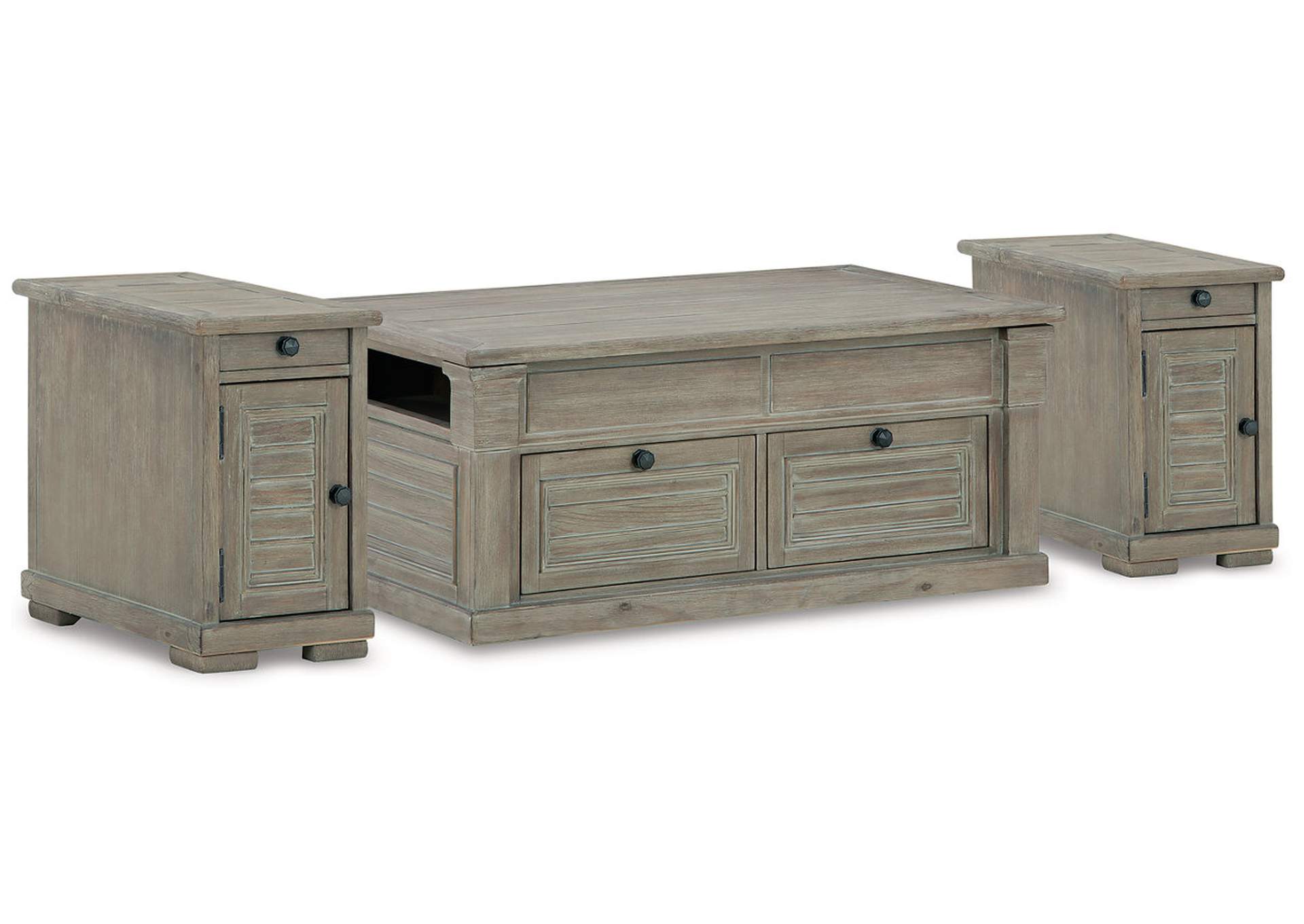 Moreshire Coffee Table with 2 End Tables,Signature Design By Ashley