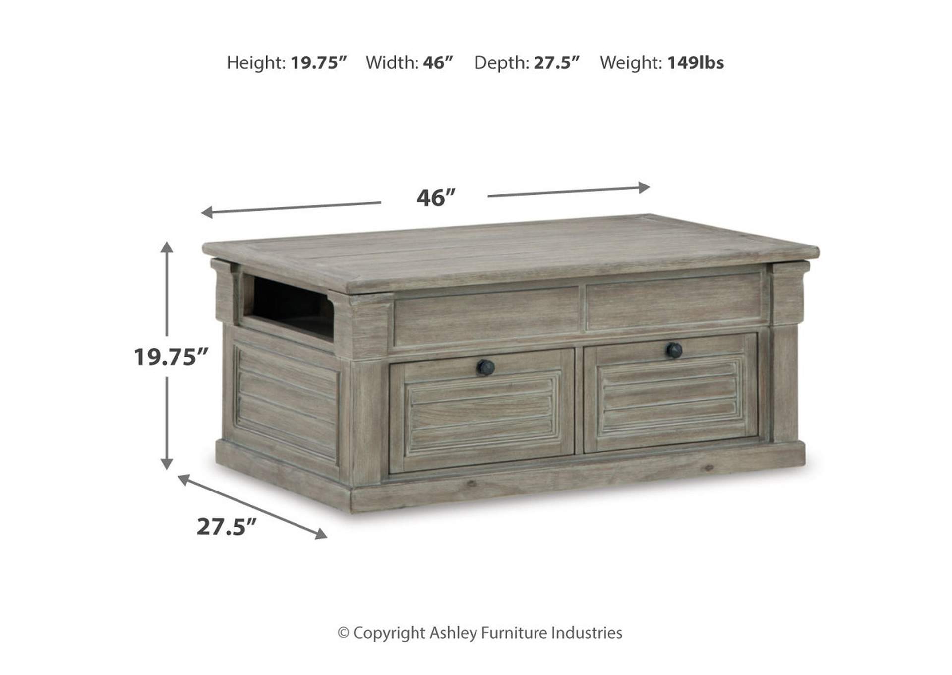 Moreshire Coffee Table with 2 End Tables,Signature Design By Ashley