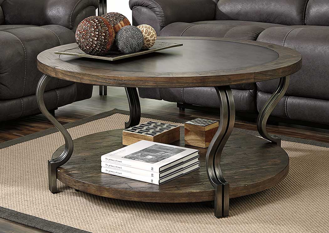 Volanta Round Cocktail Table,ABF Signature Design by Ashley