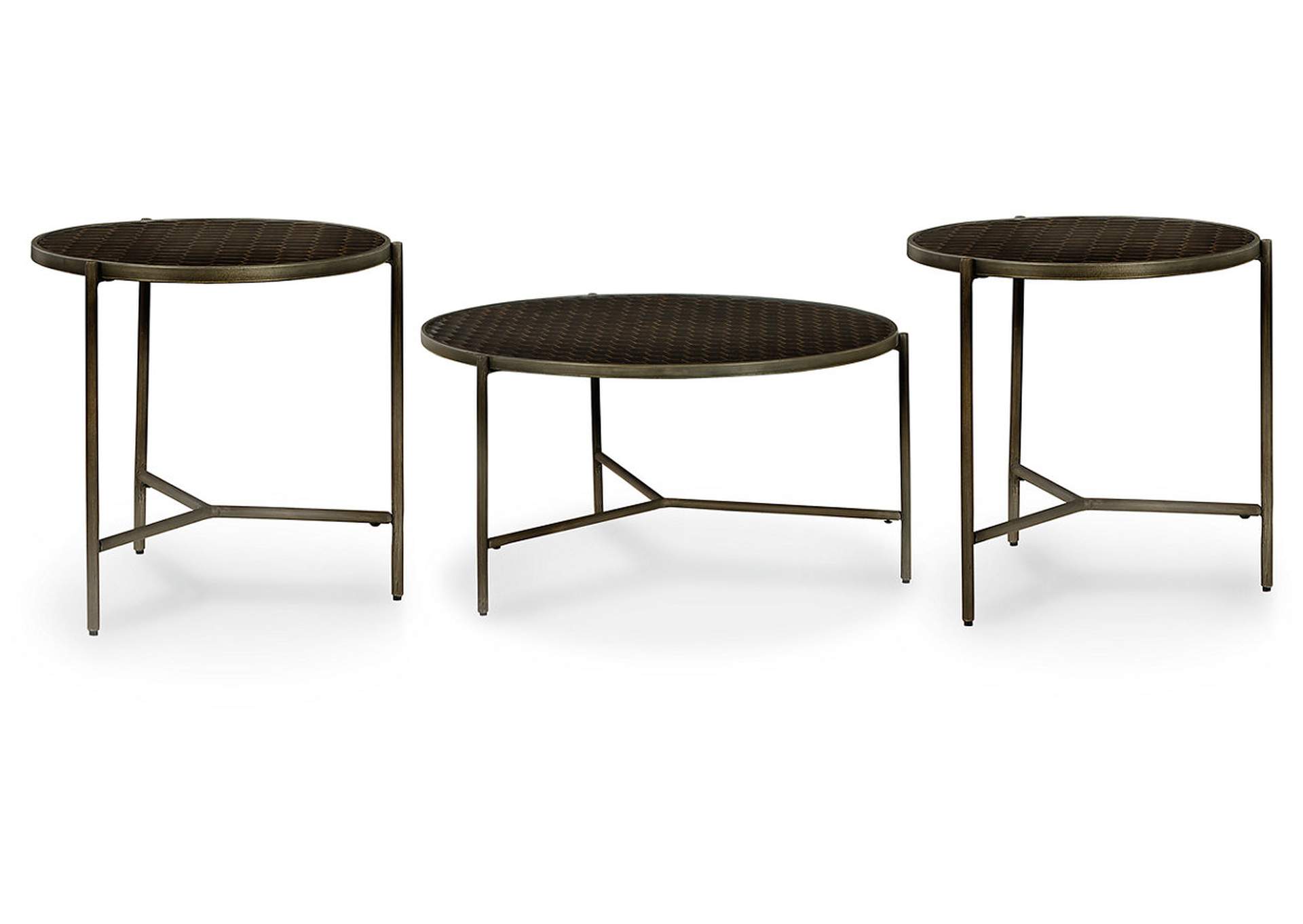 Doraley Coffee Table with 2 End Tables,Signature Design By Ashley