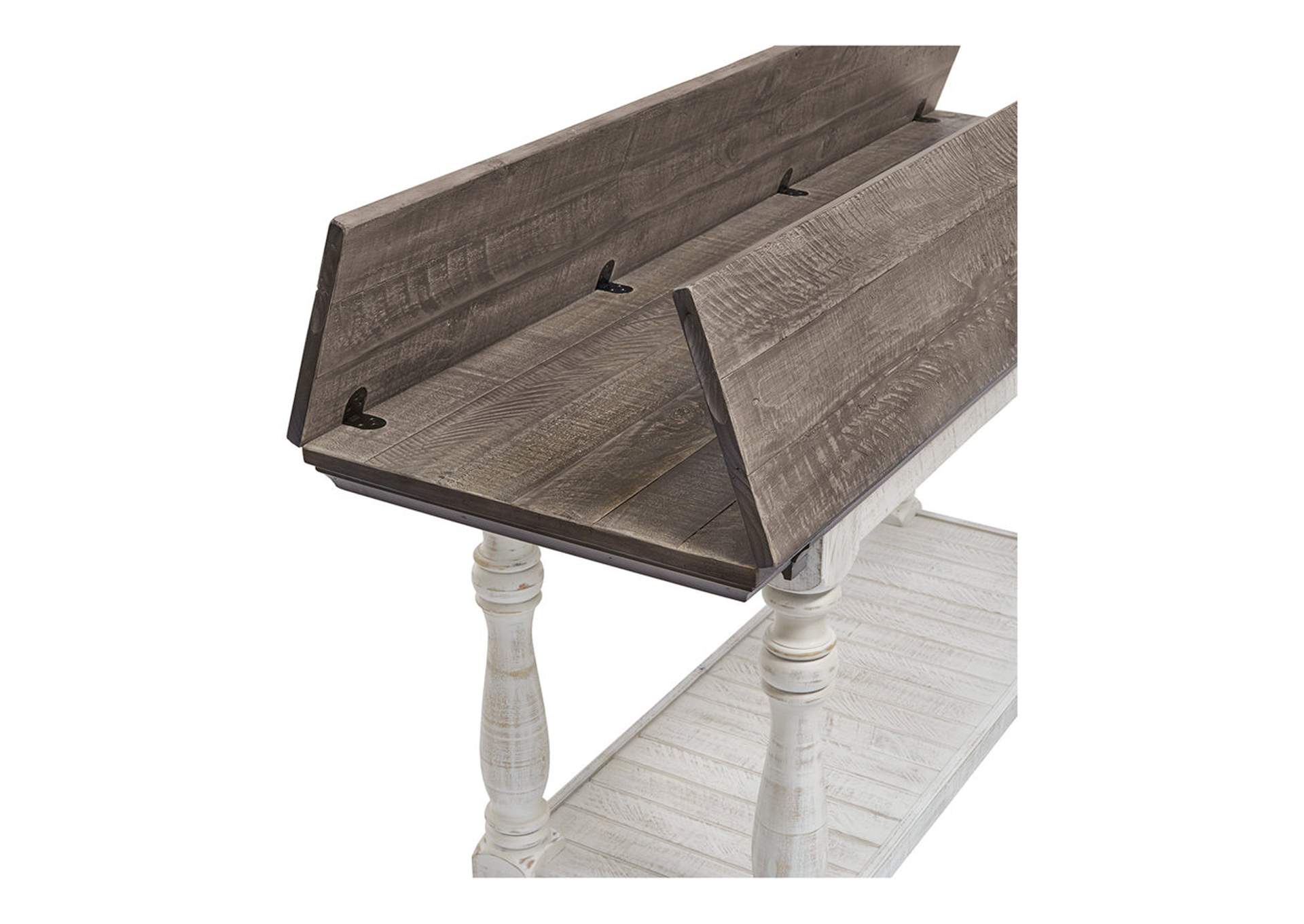 Havalance Gray/White Console Table,Direct To Consumer Express