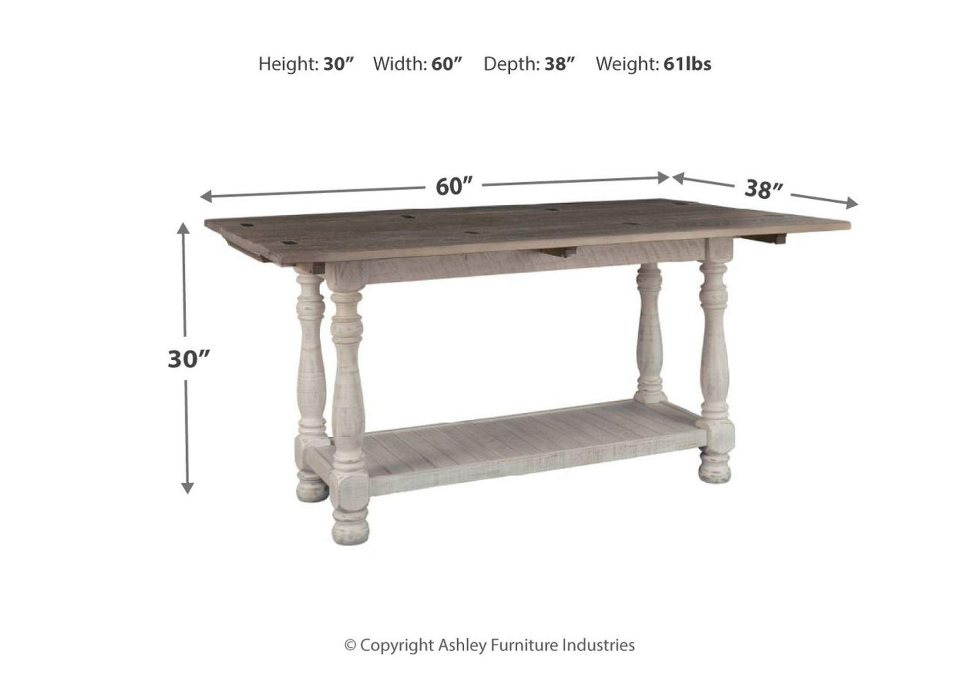 Havalance Sofa/Console Table,Signature Design By Ashley