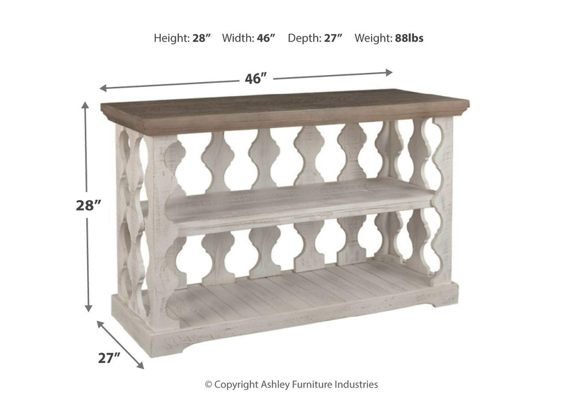 Havalance Sofa/Console Table,Signature Design By Ashley