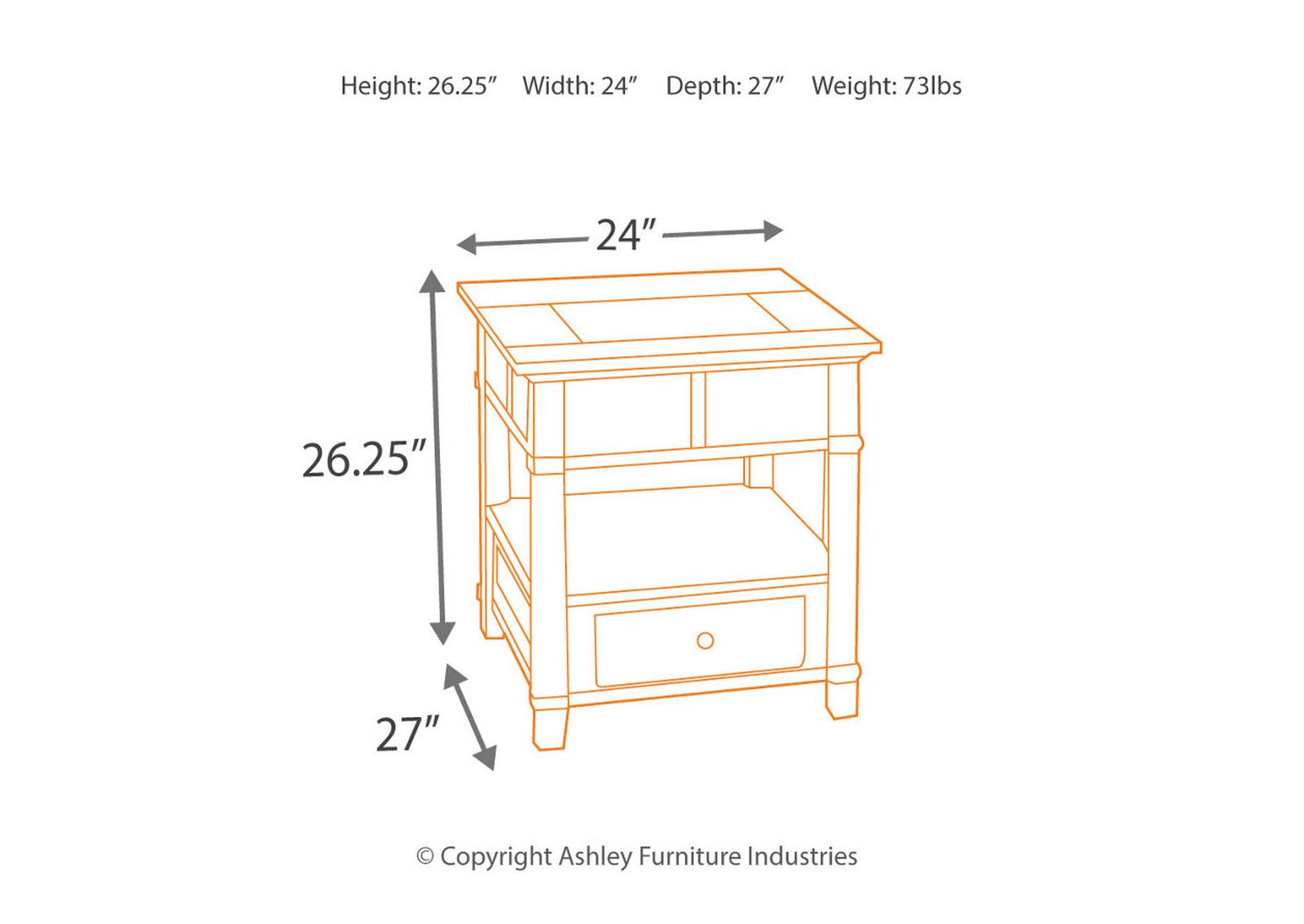 Gately End Table,Signature Design By Ashley