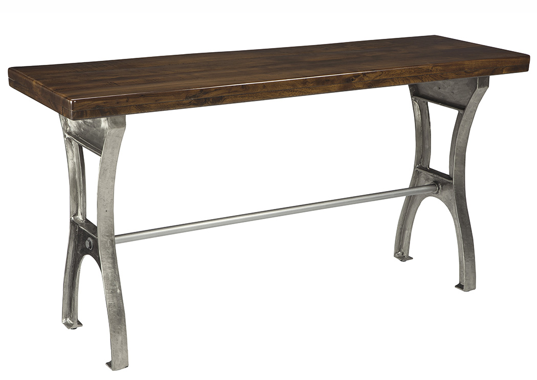 Dresbane Warm Brown Sofa Table,ABF Signature Design by Ashley