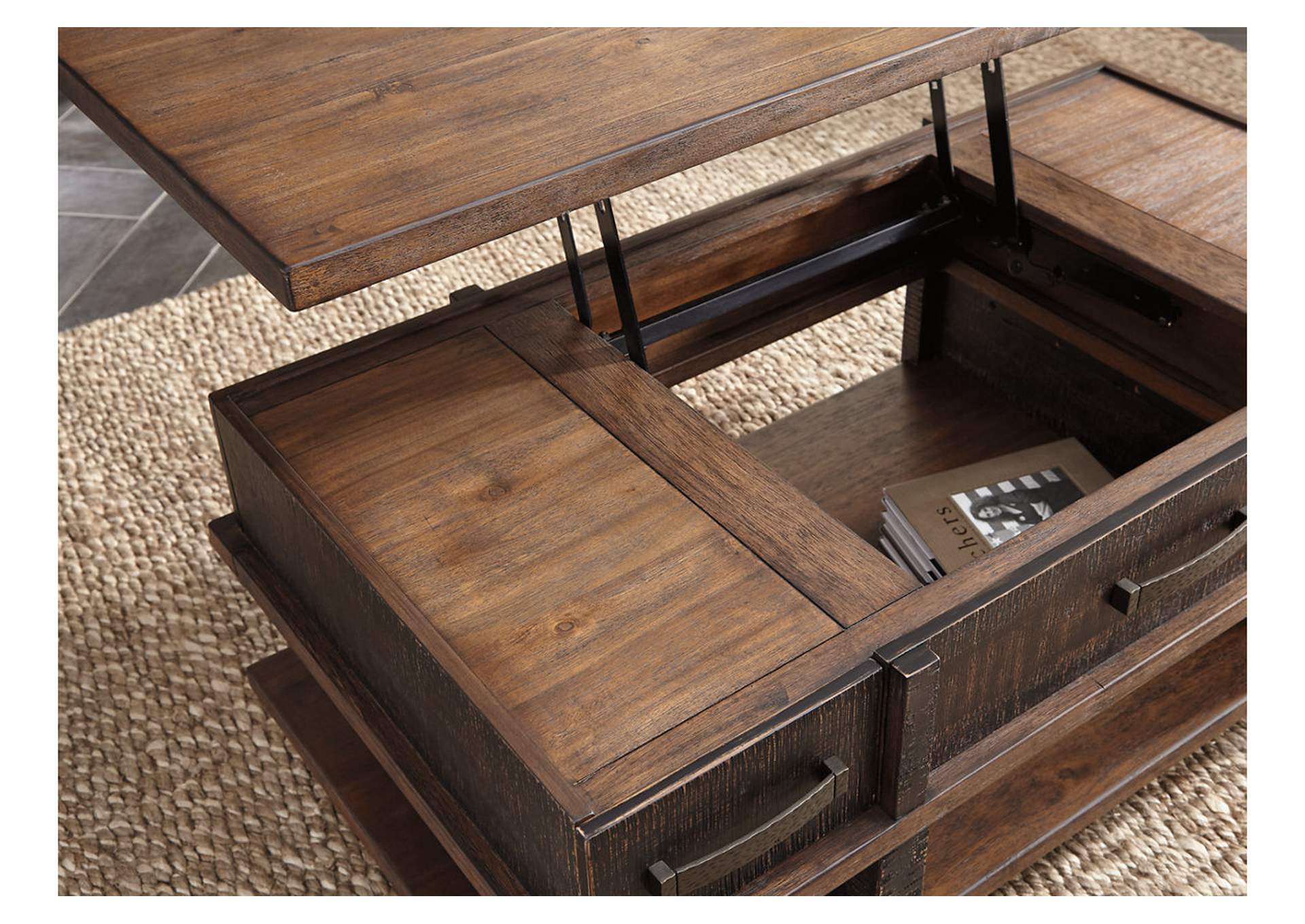 Stanah Coffee Table with Lift Top,Signature Design By Ashley