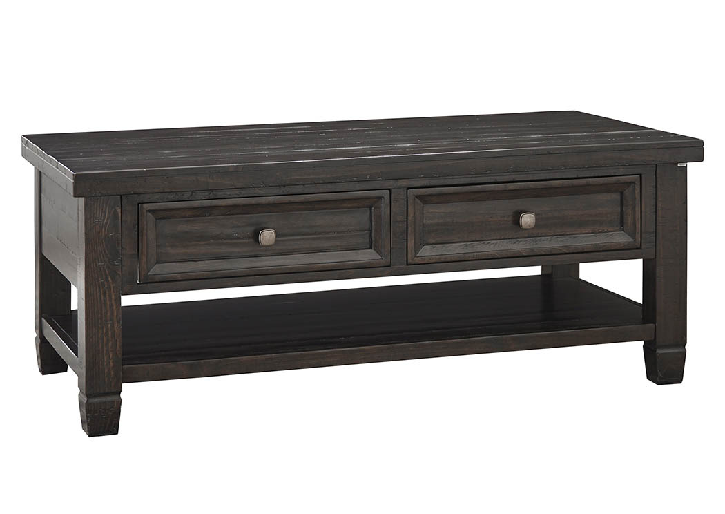 Townser Grayish Brown Rectangular Cocktail Table,ABF Signature Design by Ashley