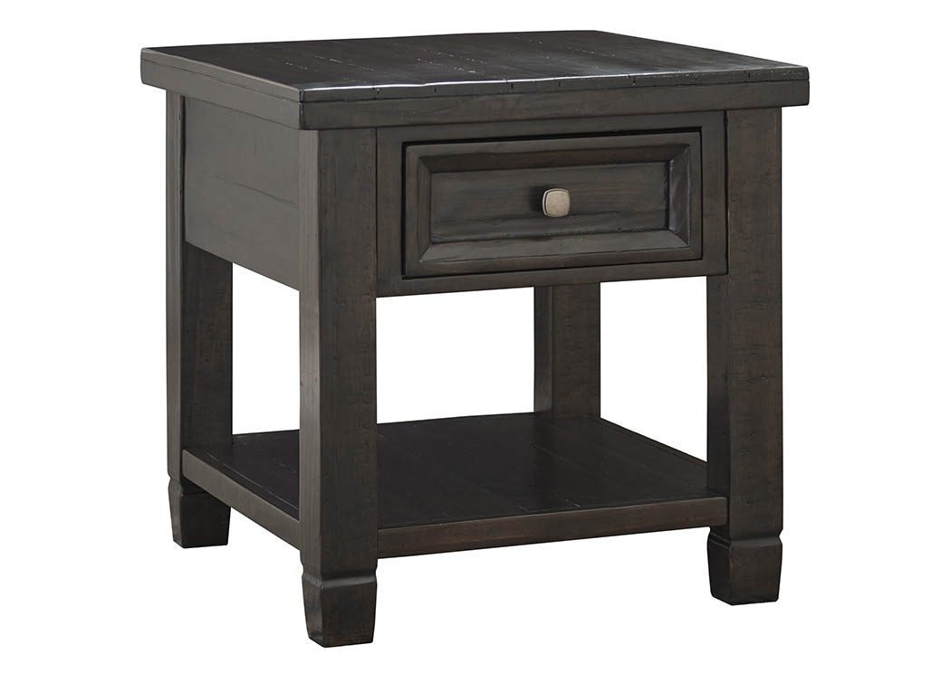 Townser Grayish Brown Rectangular End Table,ABF Signature Design by Ashley