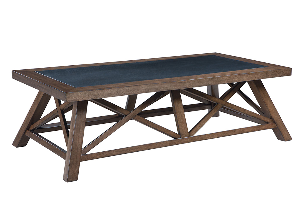 Campfield Brown Rectangular Cocktail Table,ABF Signature Design by Ashley