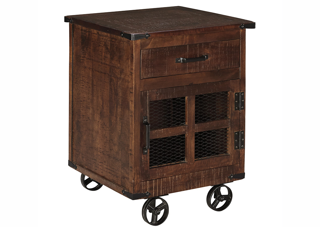 Norlandon Medium Brown Square End Table,ABF Signature Design by Ashley