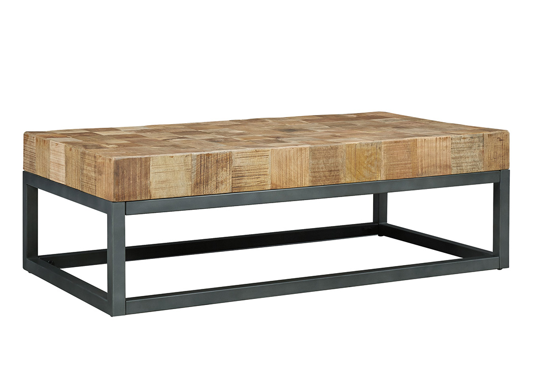 Prinico Two-tone Rectangular Cocktail Table,ABF Signature Design by Ashley