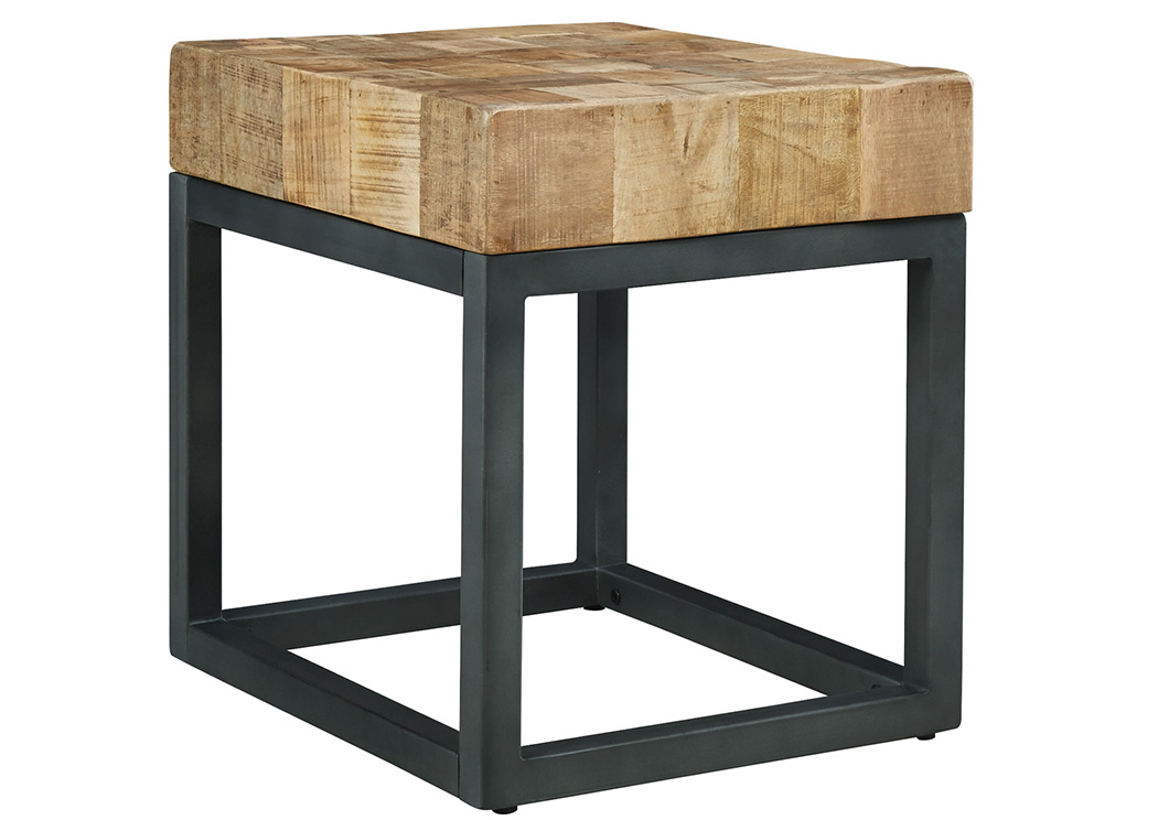 Prinico Two-tone Chair Side End Table,ABF Signature Design by Ashley