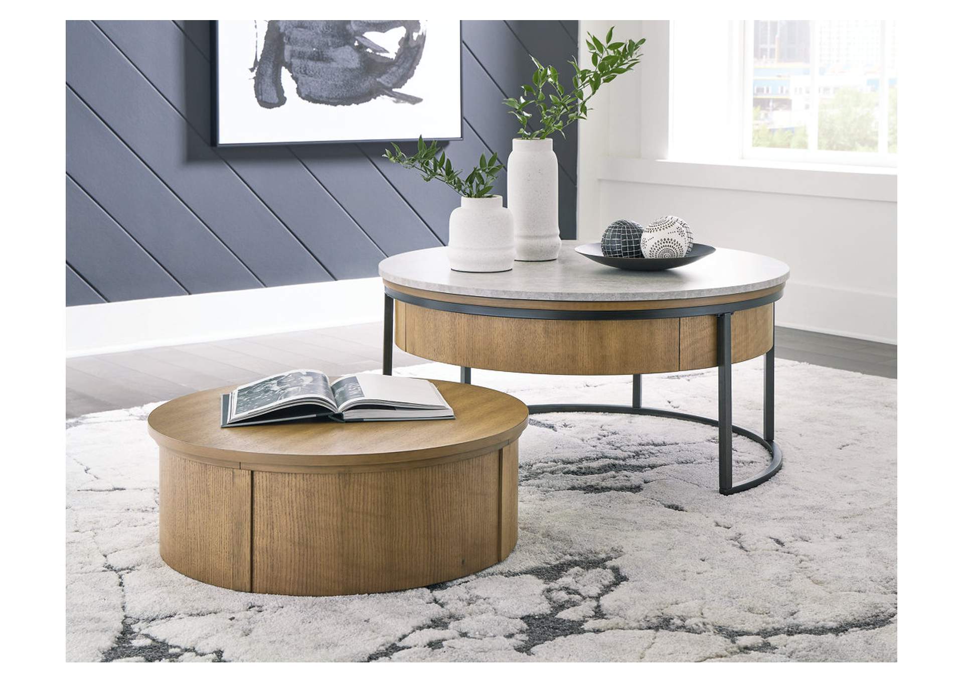 Fridley Coffee Table and 2 End Tables,Signature Design By Ashley