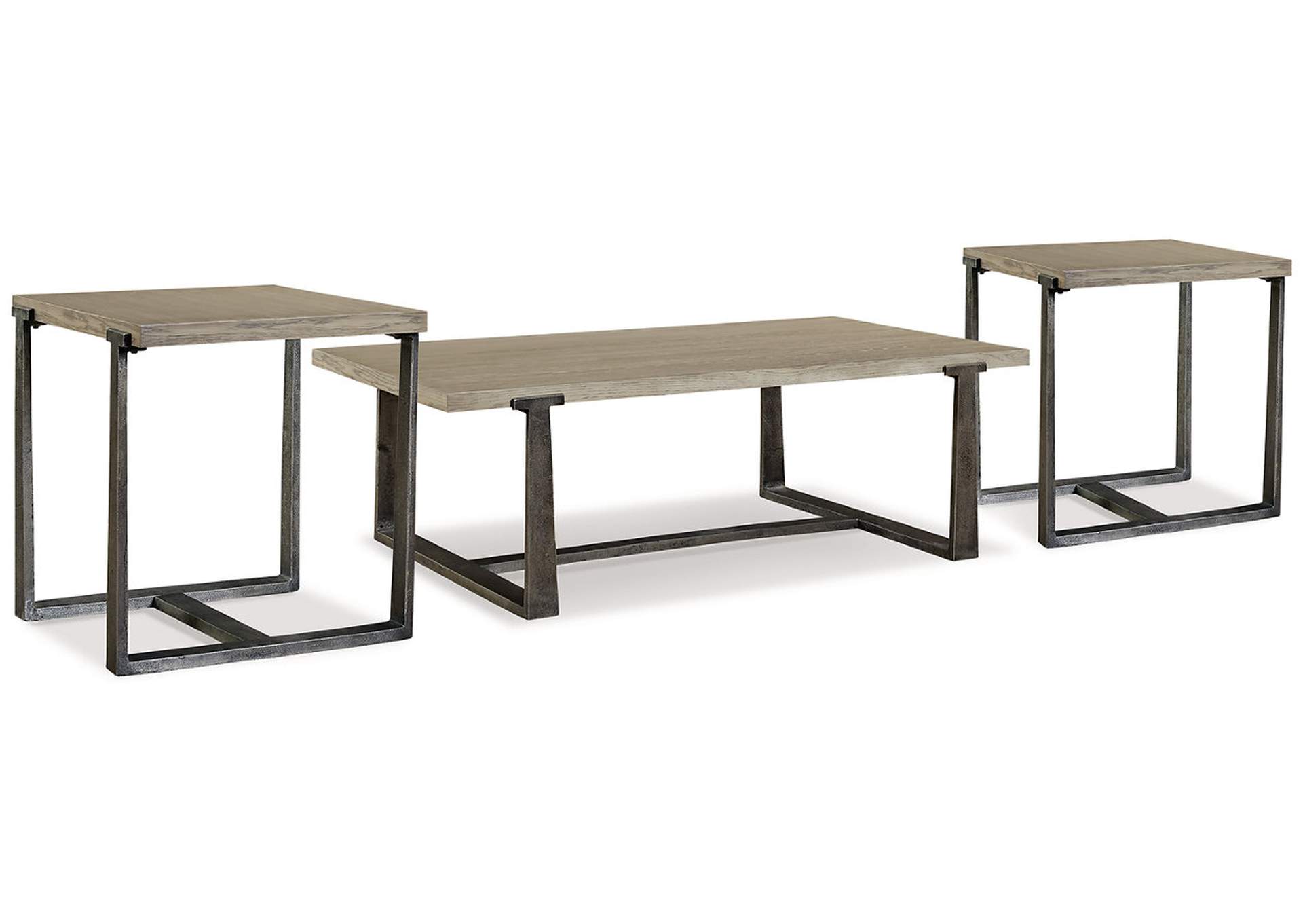 Dalenville Coffee Table with 2 End Tables,Signature Design By Ashley