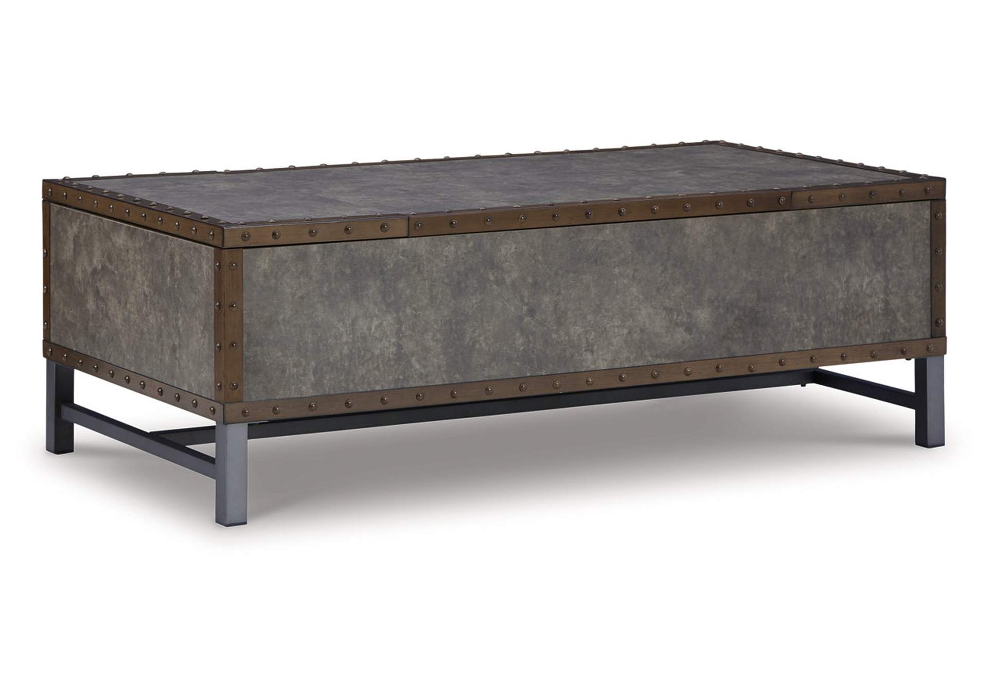 Derrylin Lift-top Coffee Table and 2 Chairside End Tables,Signature Design By Ashley