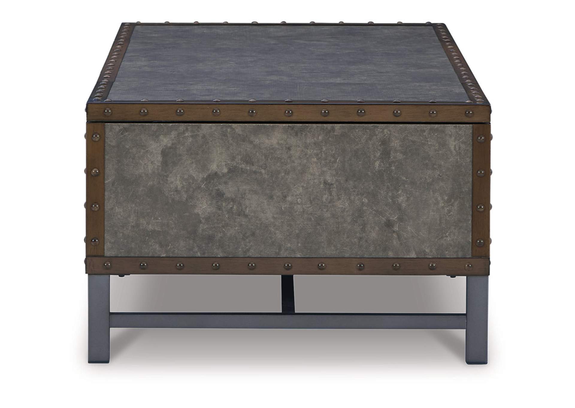 Derrylin Lift-top Coffee Table and 2 Chairside End Tables,Signature Design By Ashley