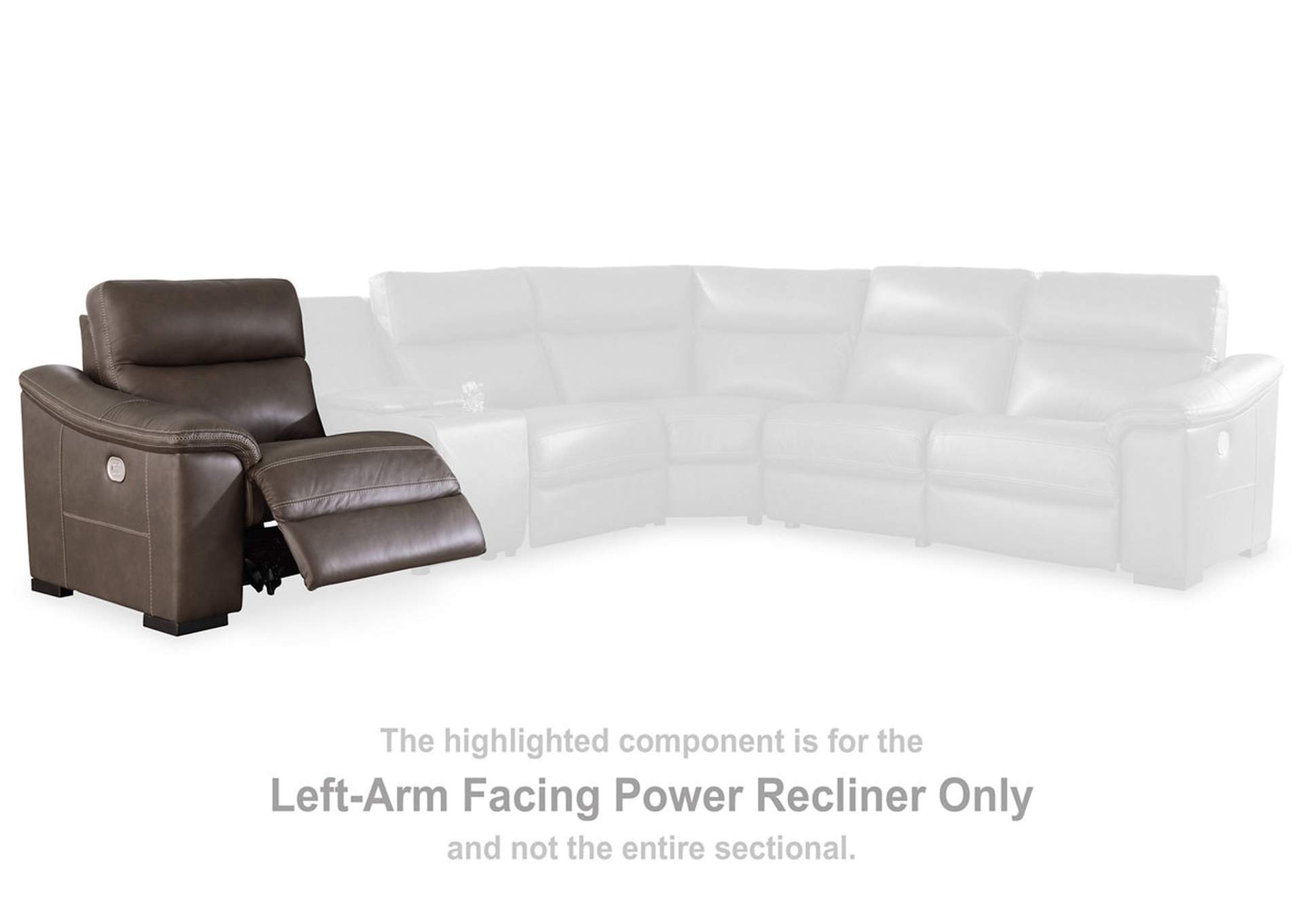 Salvatore Left-Arm Facing Power Recliner,Signature Design By Ashley