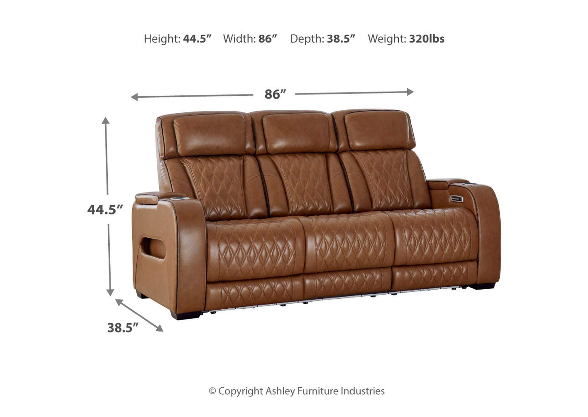 Boyington Power Reclining Sofa,Ashley