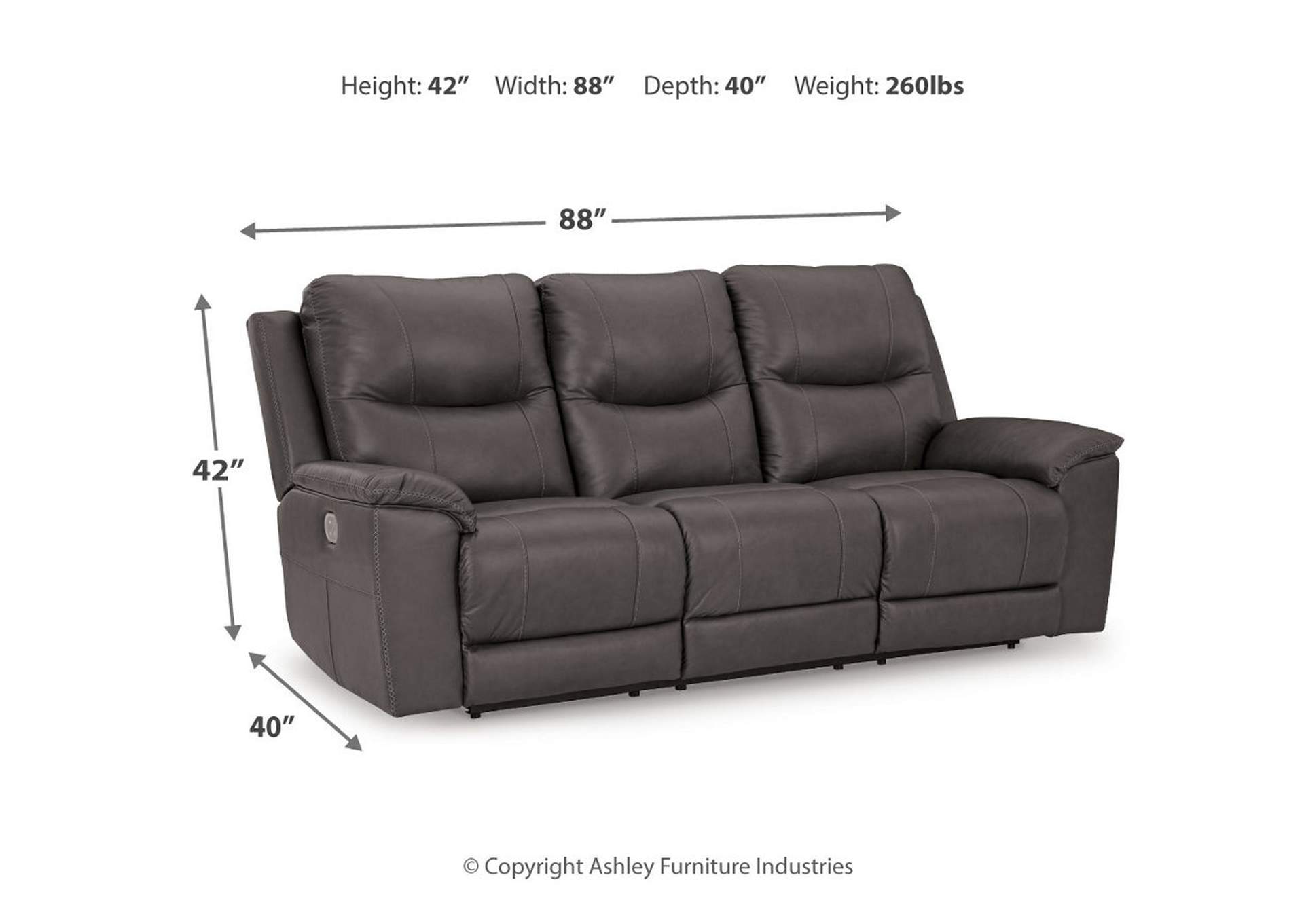 Dearview Power Reclining Sofa,Ashley