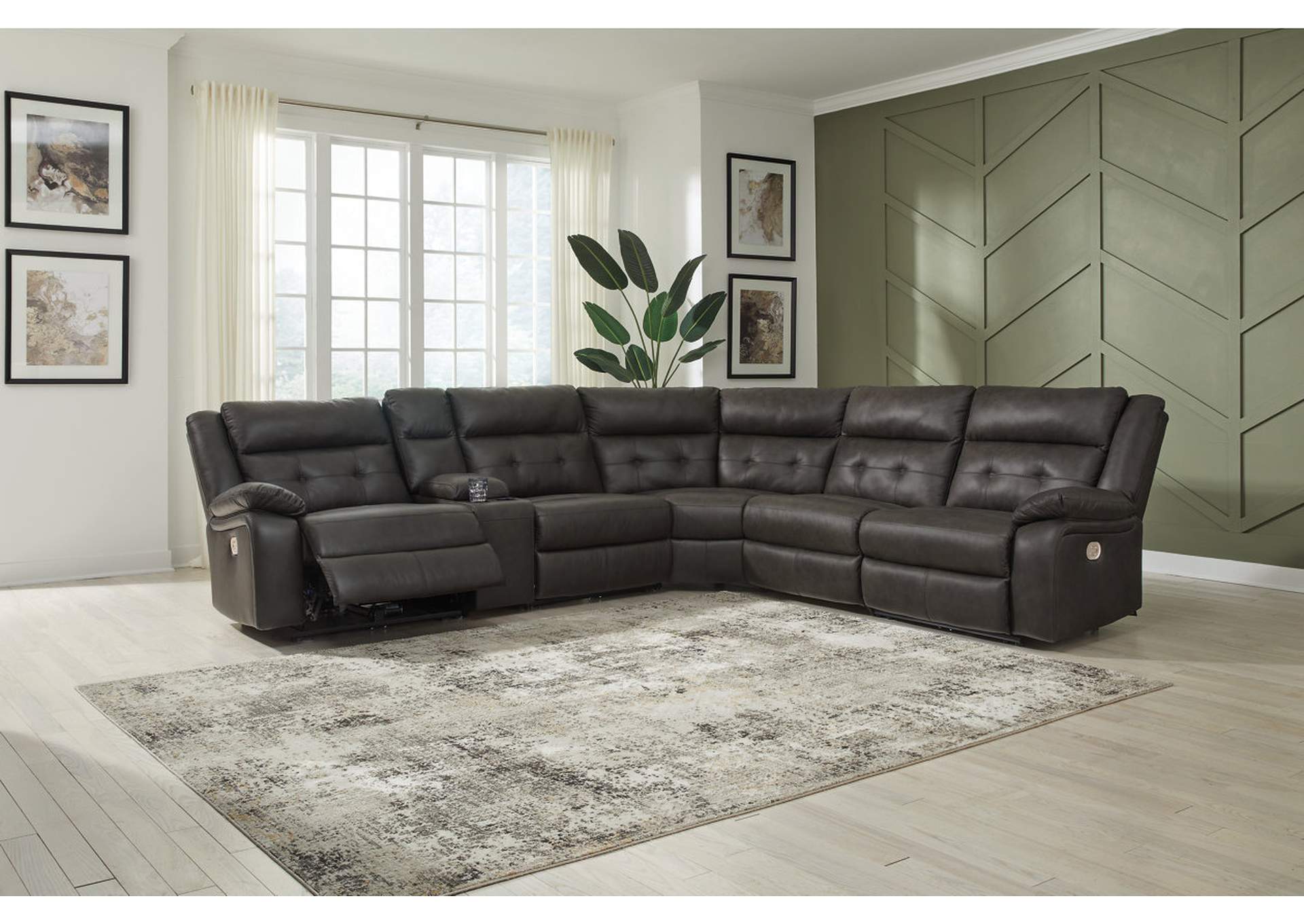 Mackie Pike 6-Piece Power Reclining Sectional,Signature Design By Ashley