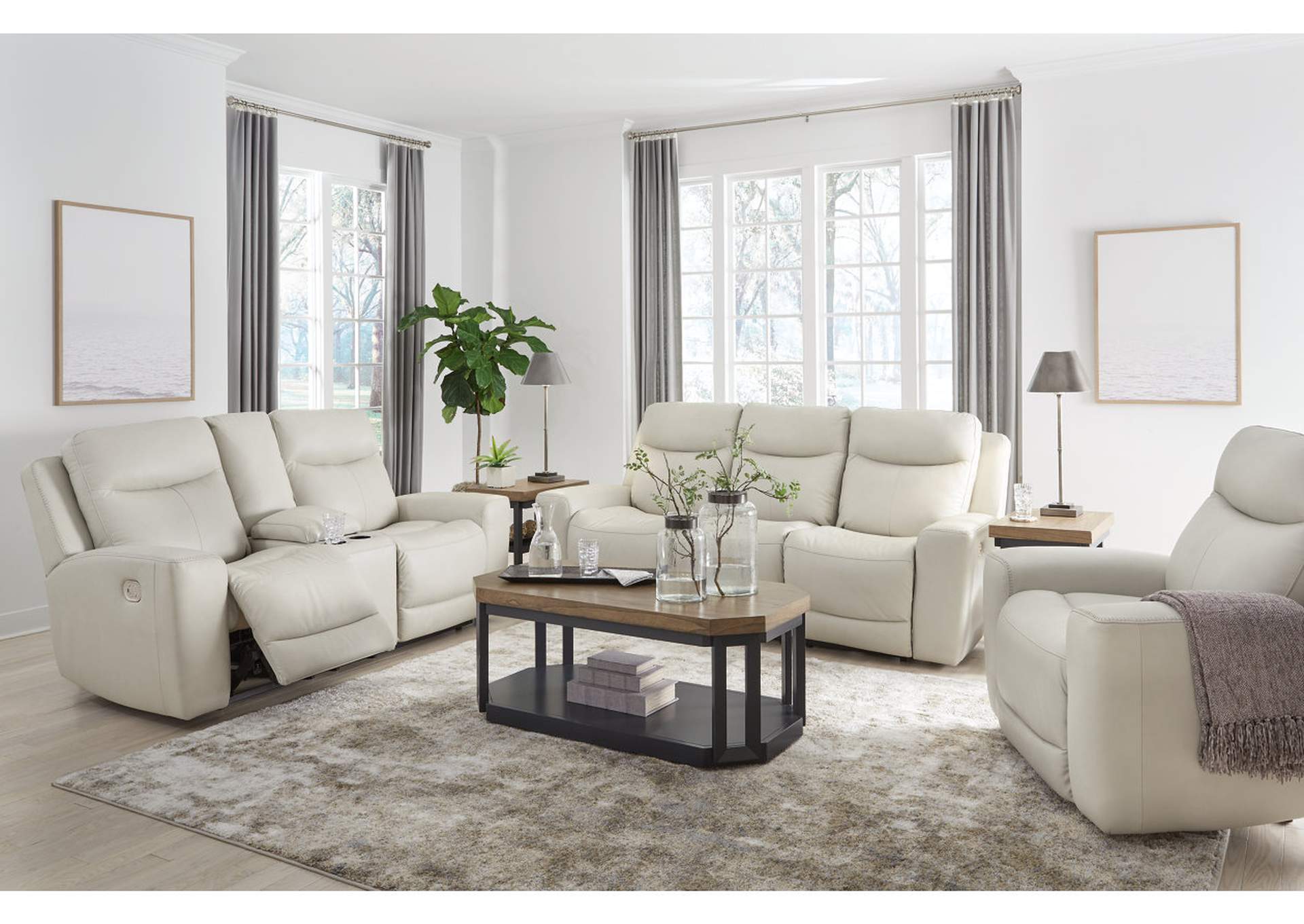 Mindanao Power Sofa, Loveseat and Recliner,Signature Design By Ashley