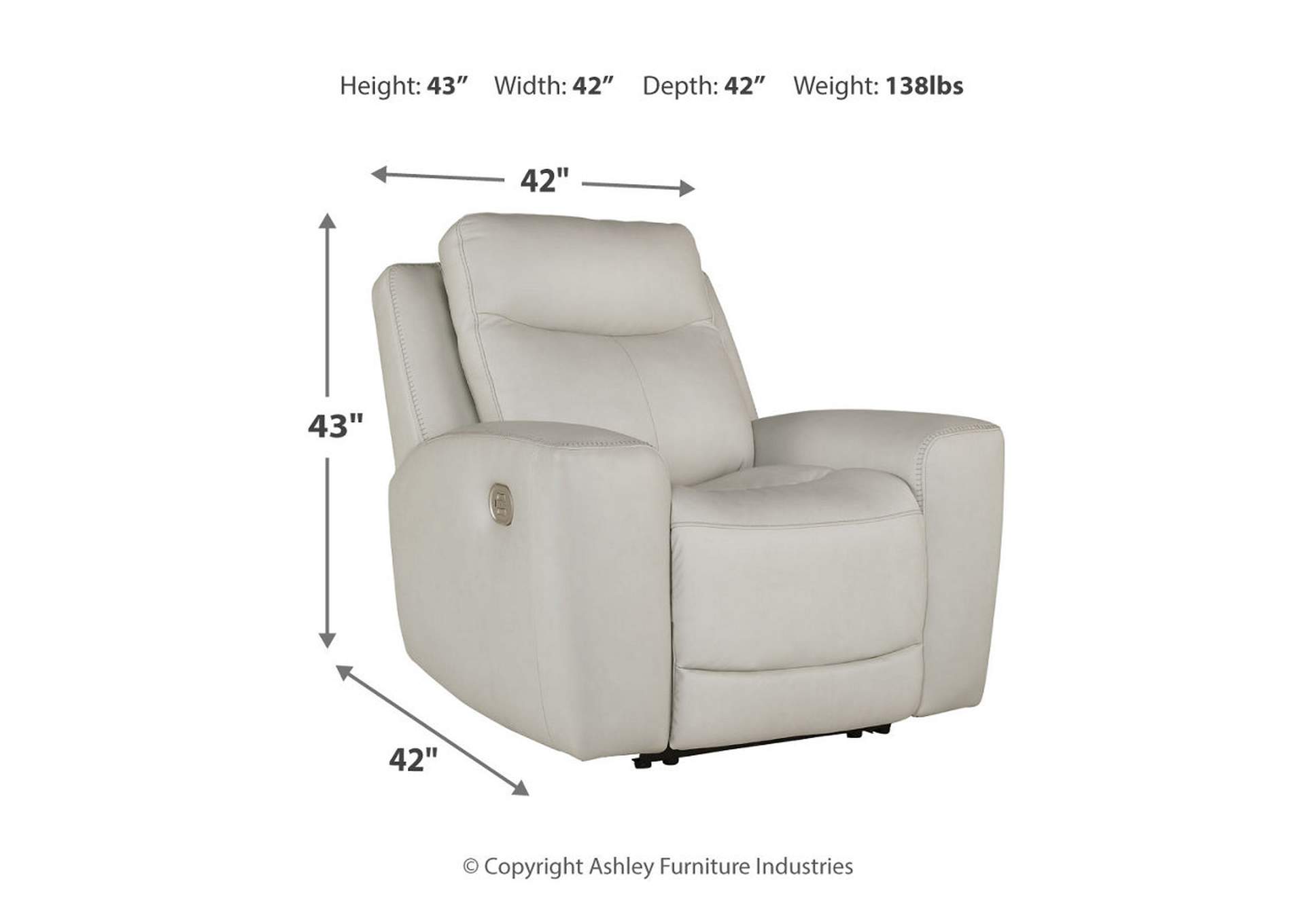 Mindanao Power Sofa, Loveseat and Recliner,Signature Design By Ashley