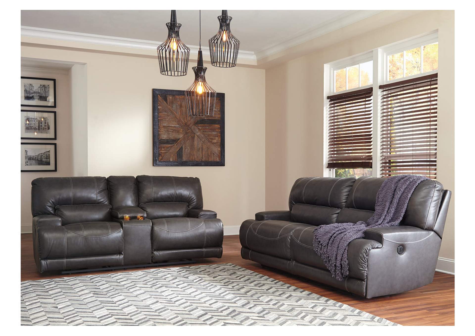 McCaskill Power Reclining Sofa and Loveseat,Signature Design By Ashley