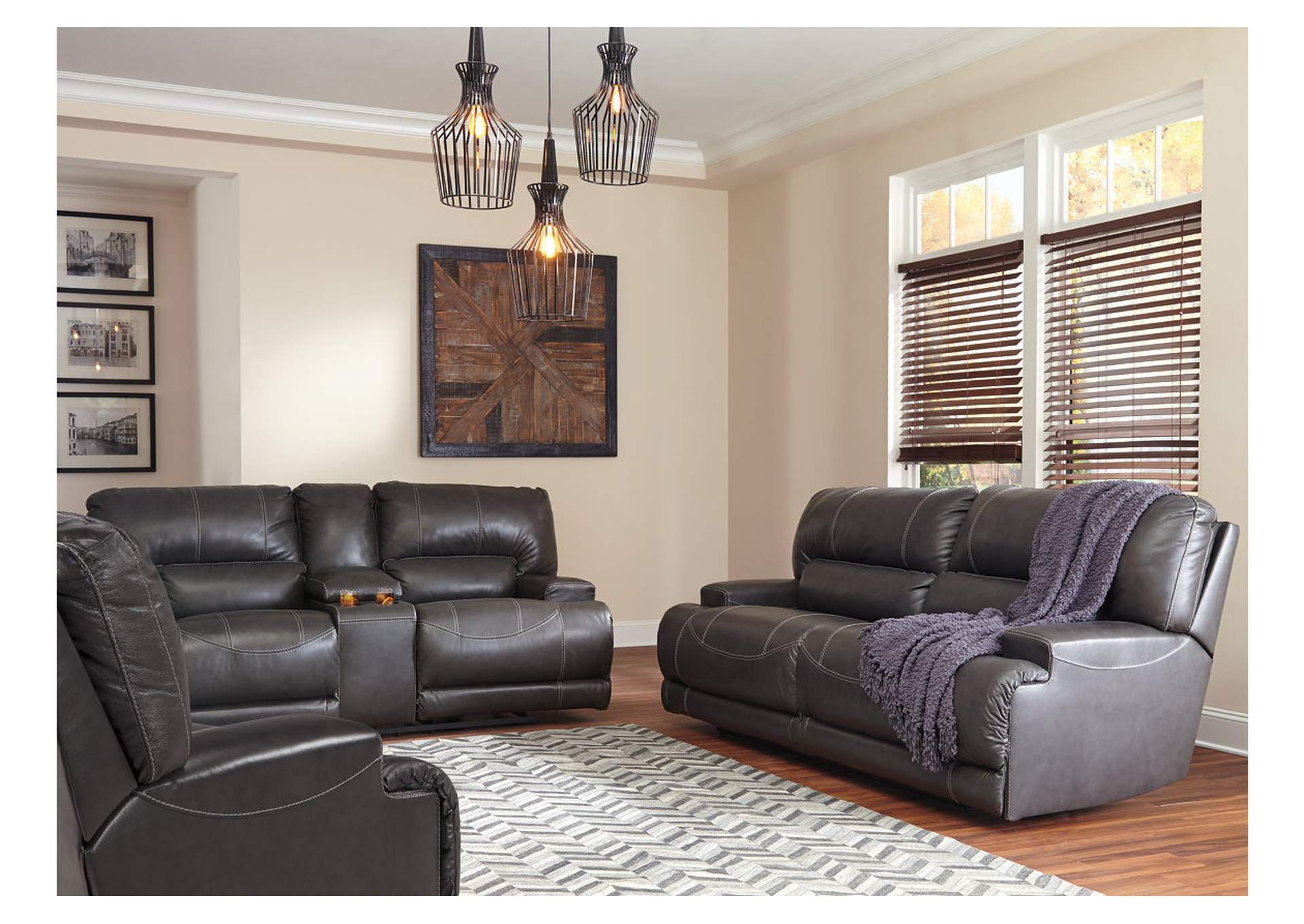 McCaskill Power Reclining Sofa, Loveseat and Recliner,Signature Design By Ashley