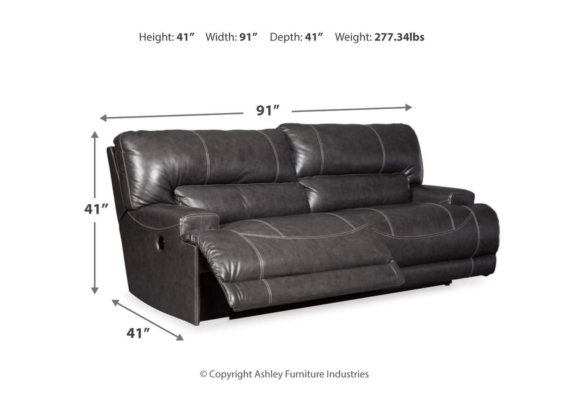 McCaskill Power Sofa, Loveseat and Recliner,Signature Design By Ashley