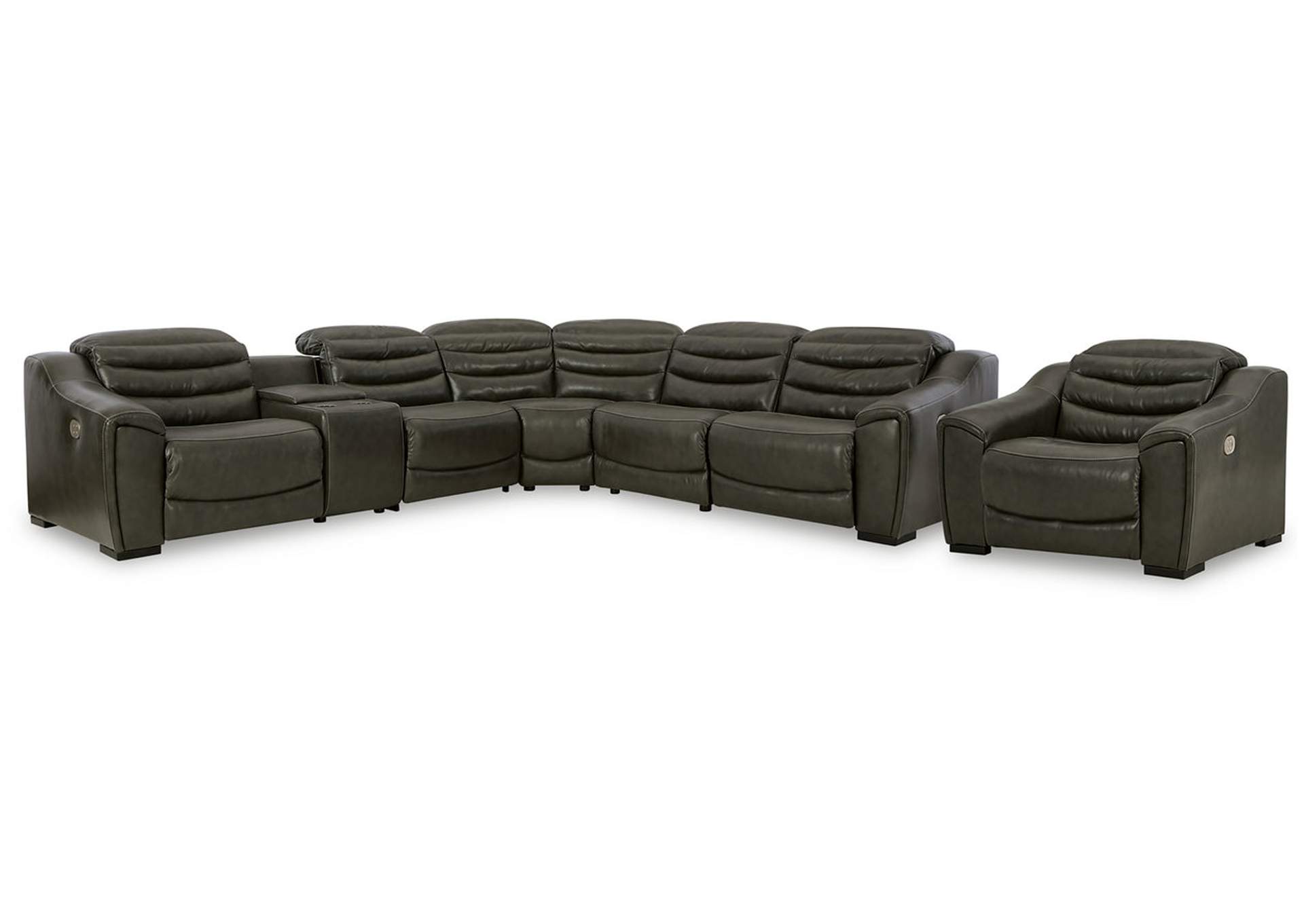 Center Line 6-Piece Sectional with Recliner,Signature Design By Ashley