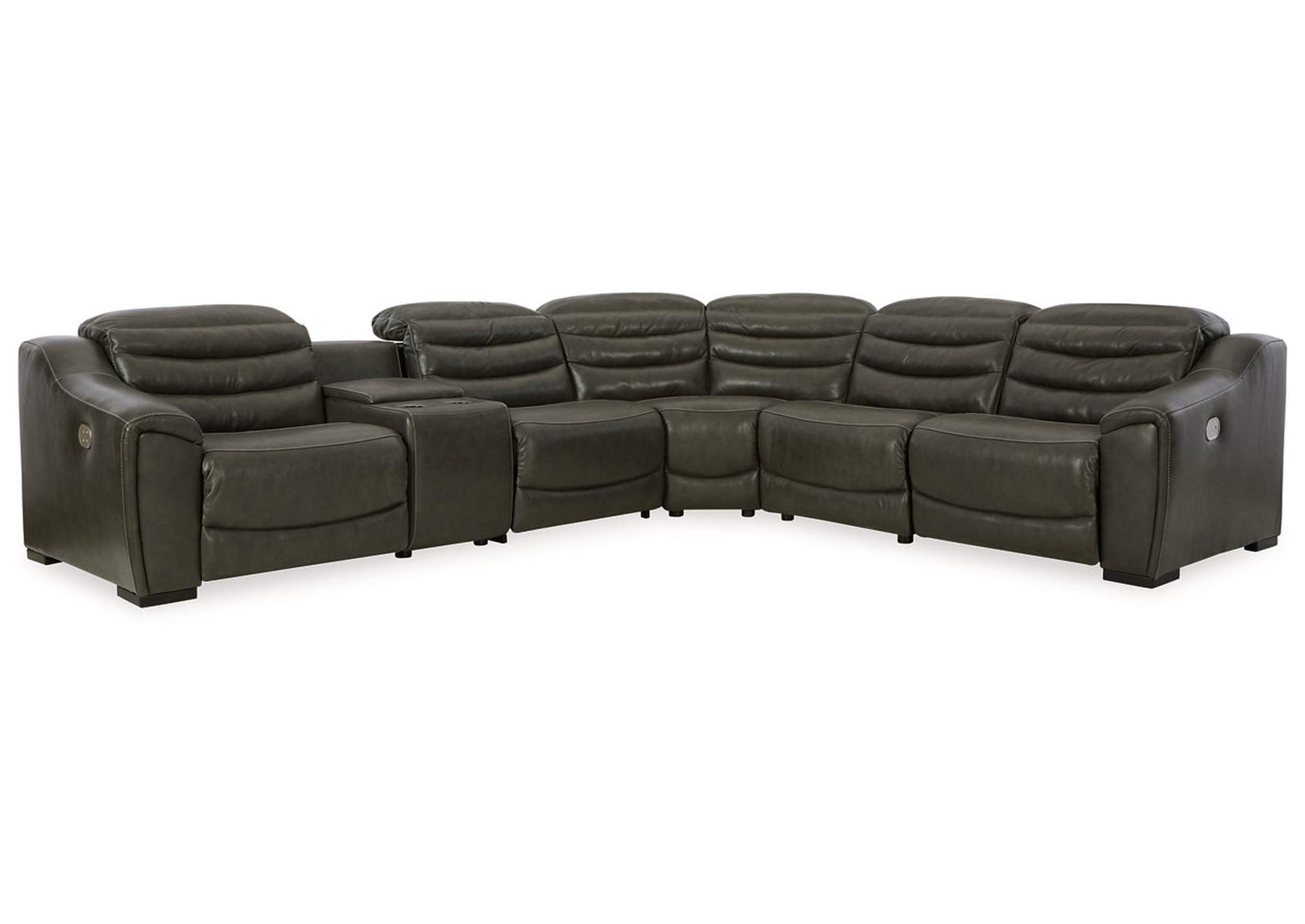 Center Line 6-Piece Power Reclining Sectional,Signature Design By Ashley