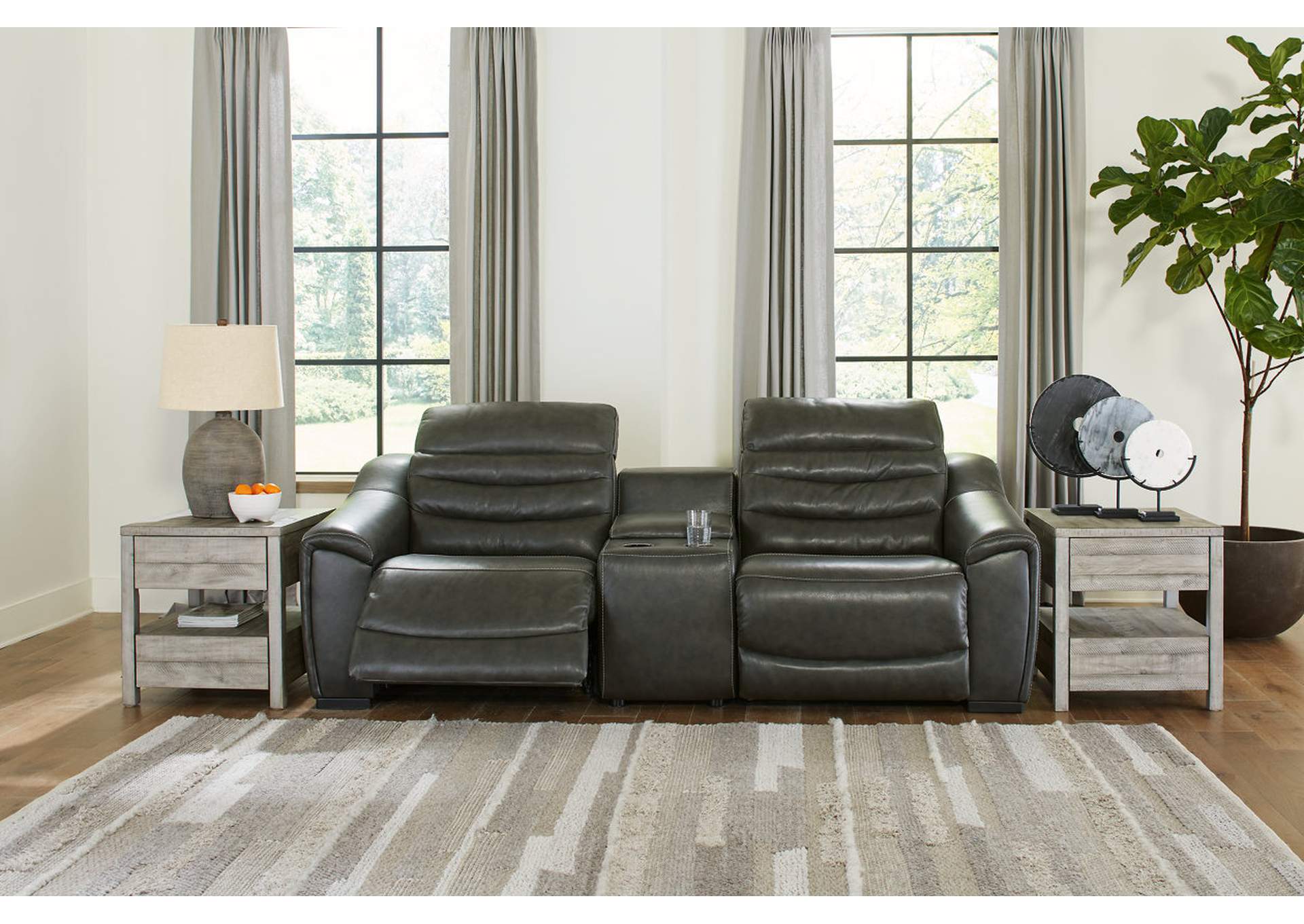 Center Line 3-Piece Sectional with Recliner,Signature Design By Ashley