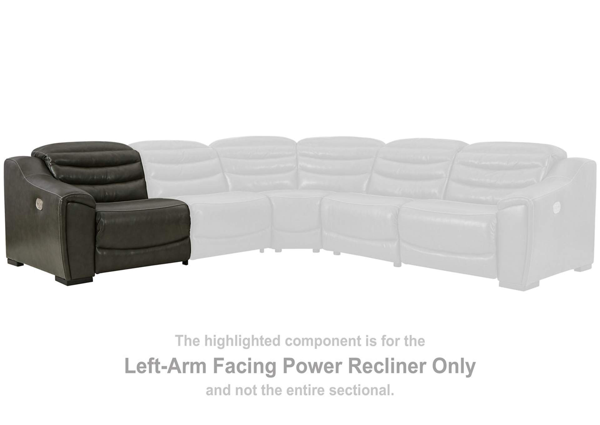 Center Line 3-Piece Power Reclining Loveseat with Console,Signature Design By Ashley