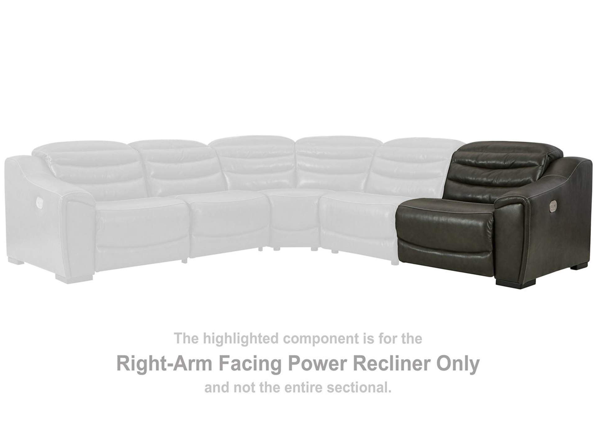 Center Line 7-Piece Power Reclining Sectional,Signature Design By Ashley