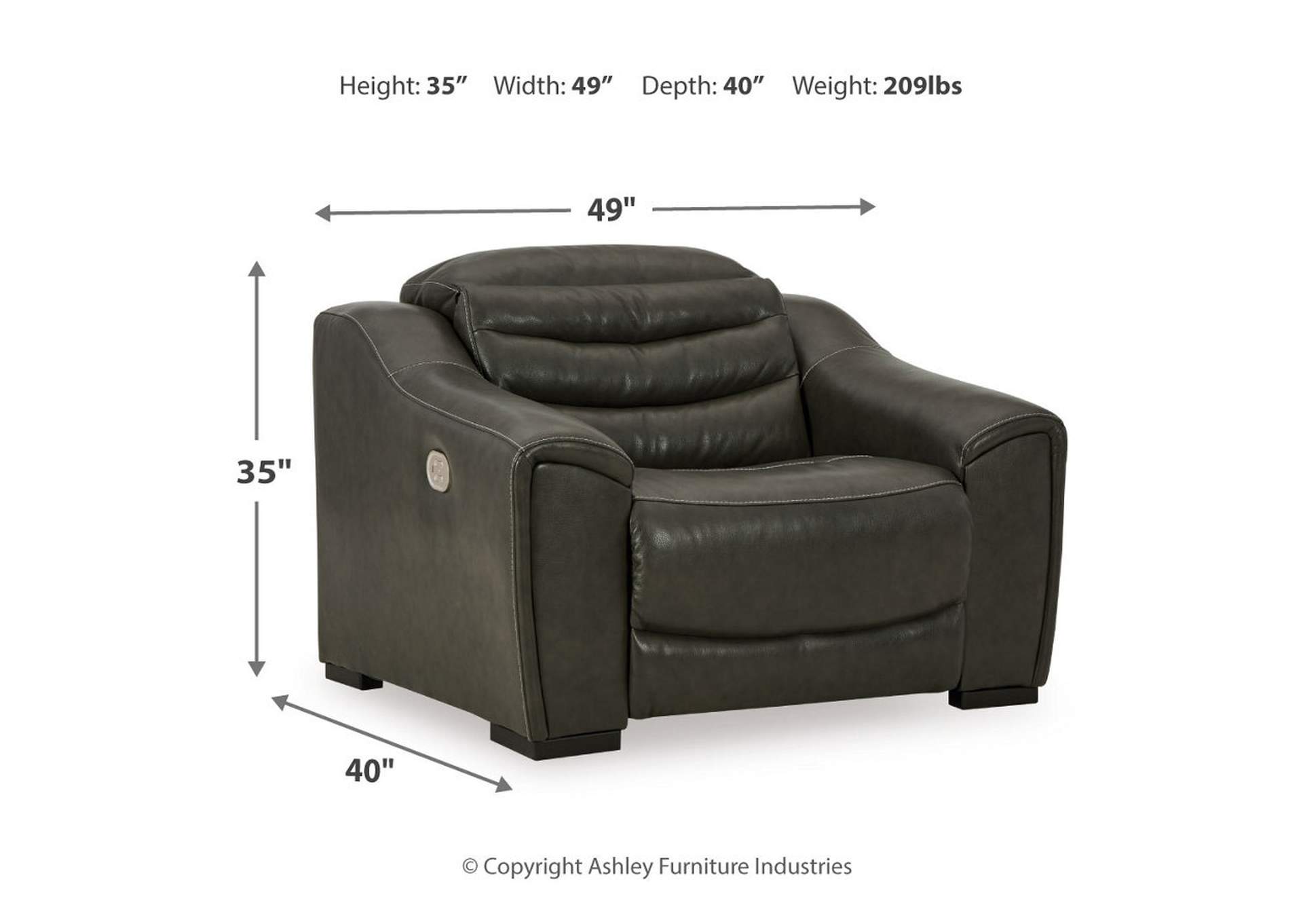 Center Line Power Recliner,Signature Design By Ashley