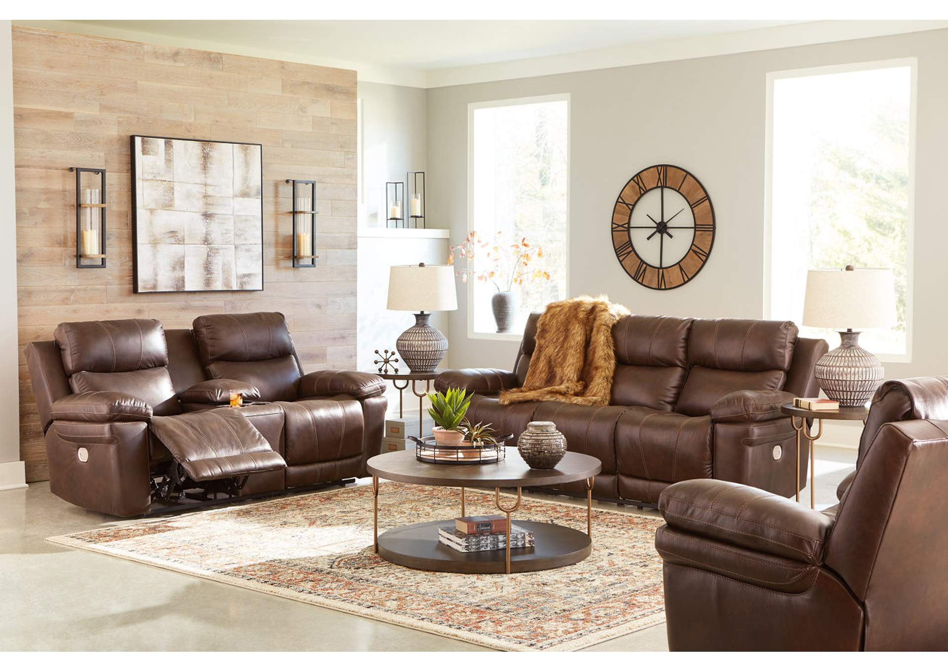 Edmar Power Reclining Sofa, Loveseat and Recliner,Signature Design By Ashley