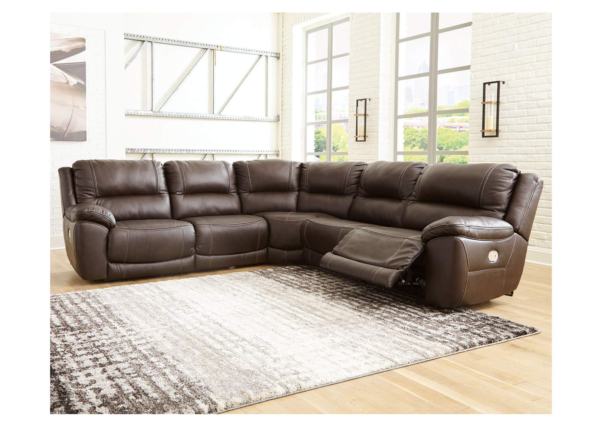 Dunleith 5-Piece Power Reclining Sectional,Signature Design By Ashley