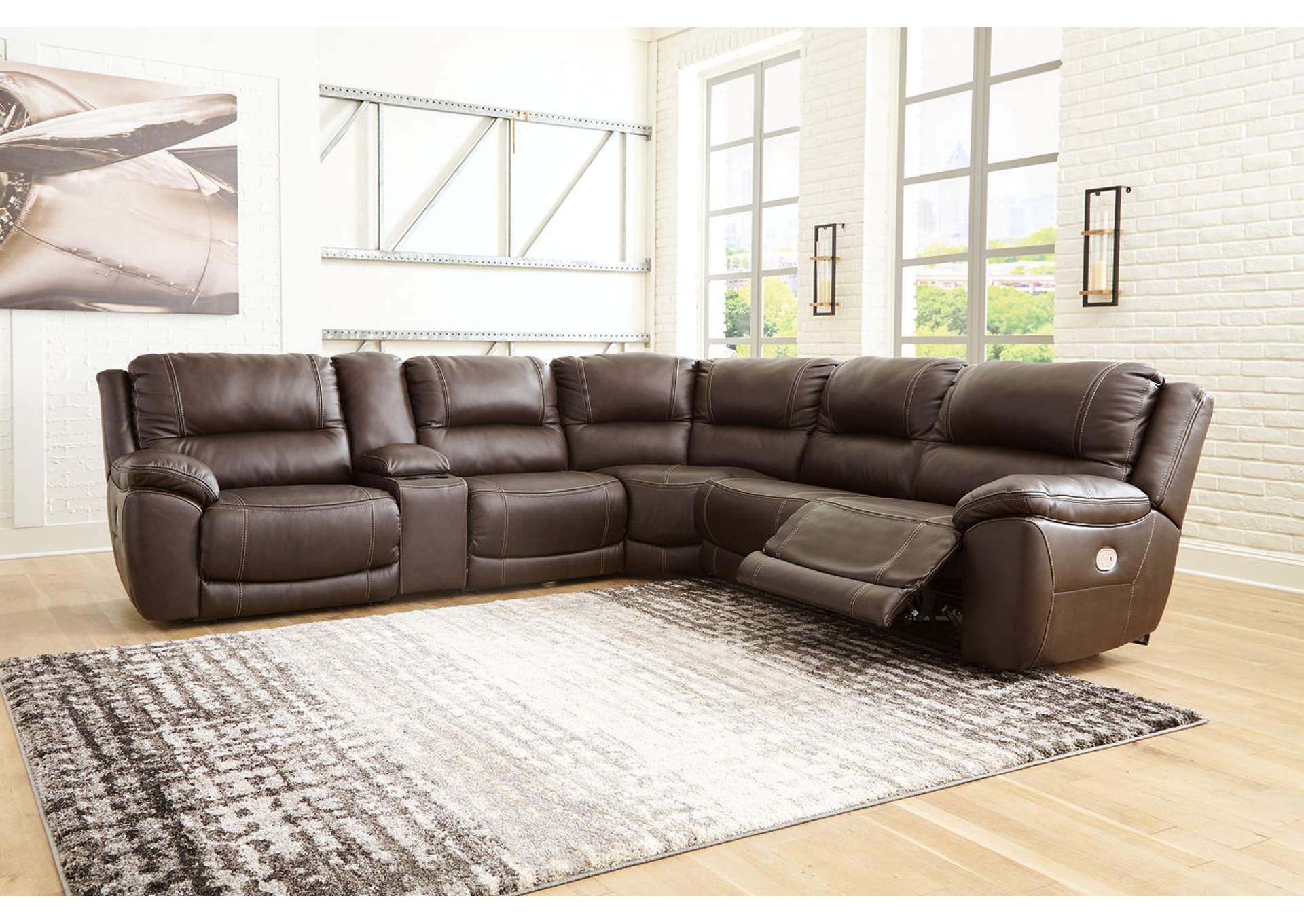 Dunleith 6-Piece Power Reclining Sectional,Signature Design By Ashley