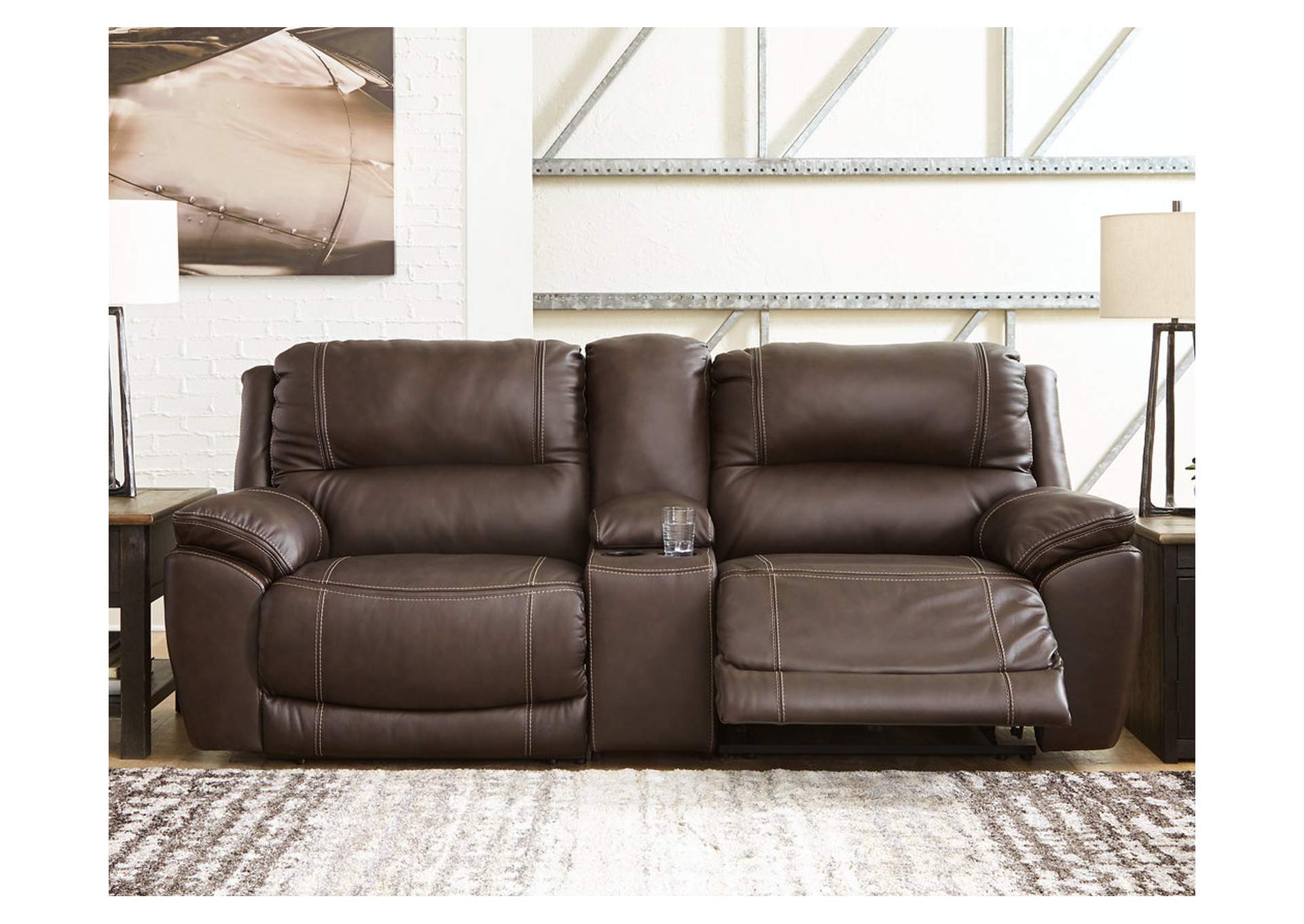 Dunleith 3-Piece Power Reclining Loveseat with Console,Signature Design By Ashley