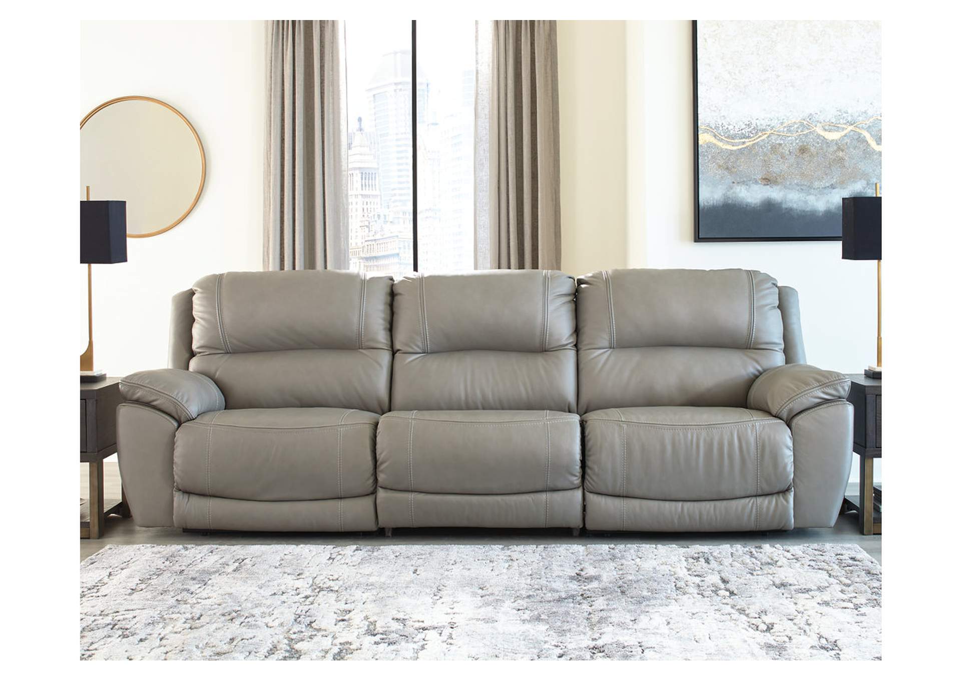 Dunleith 3-Piece Power Reclining Sectional Sofa,Signature Design By Ashley