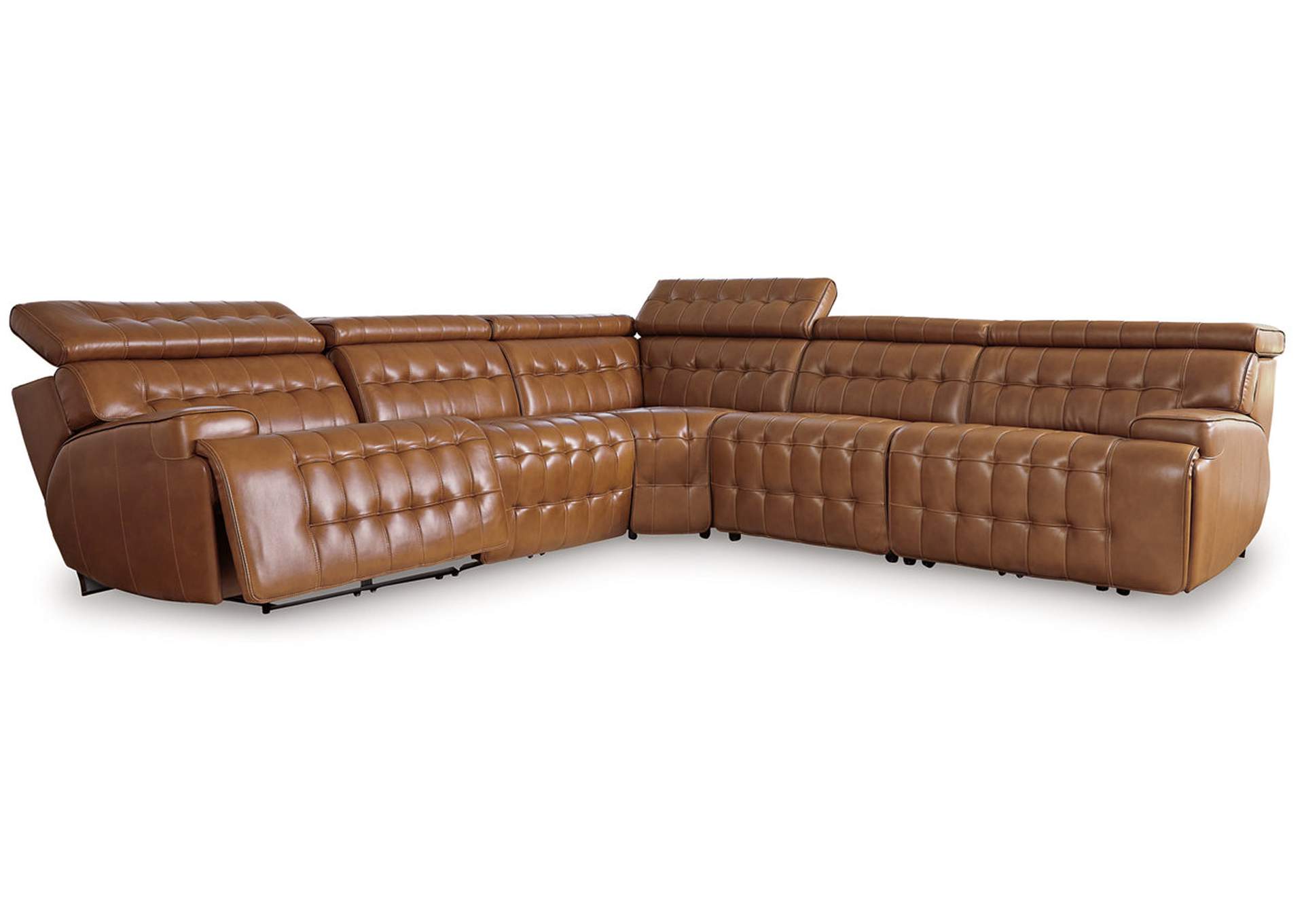 Temmpton 5-Piece Power Reclining Sectional,Signature Design By Ashley