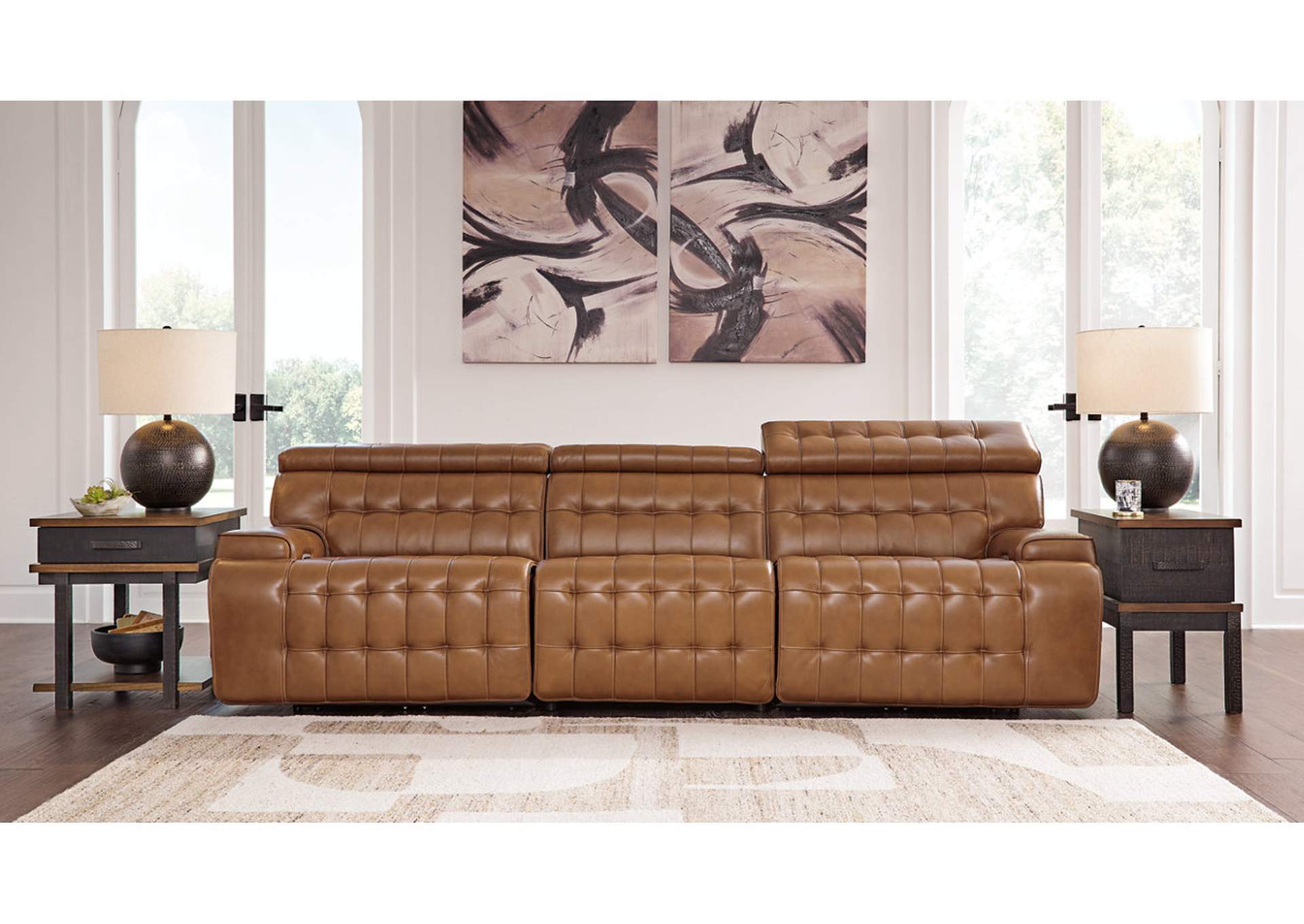 Temmpton 3-Piece Power Reclining Sectional Sofa,Signature Design By Ashley