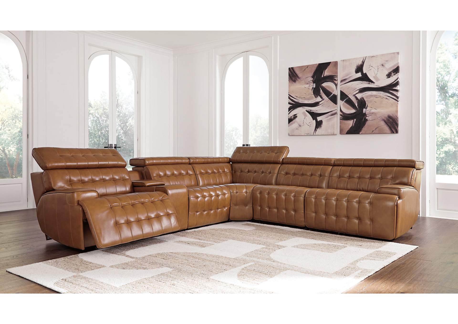 Temmpton 6-Piece Power Reclining Sectional,Signature Design By Ashley