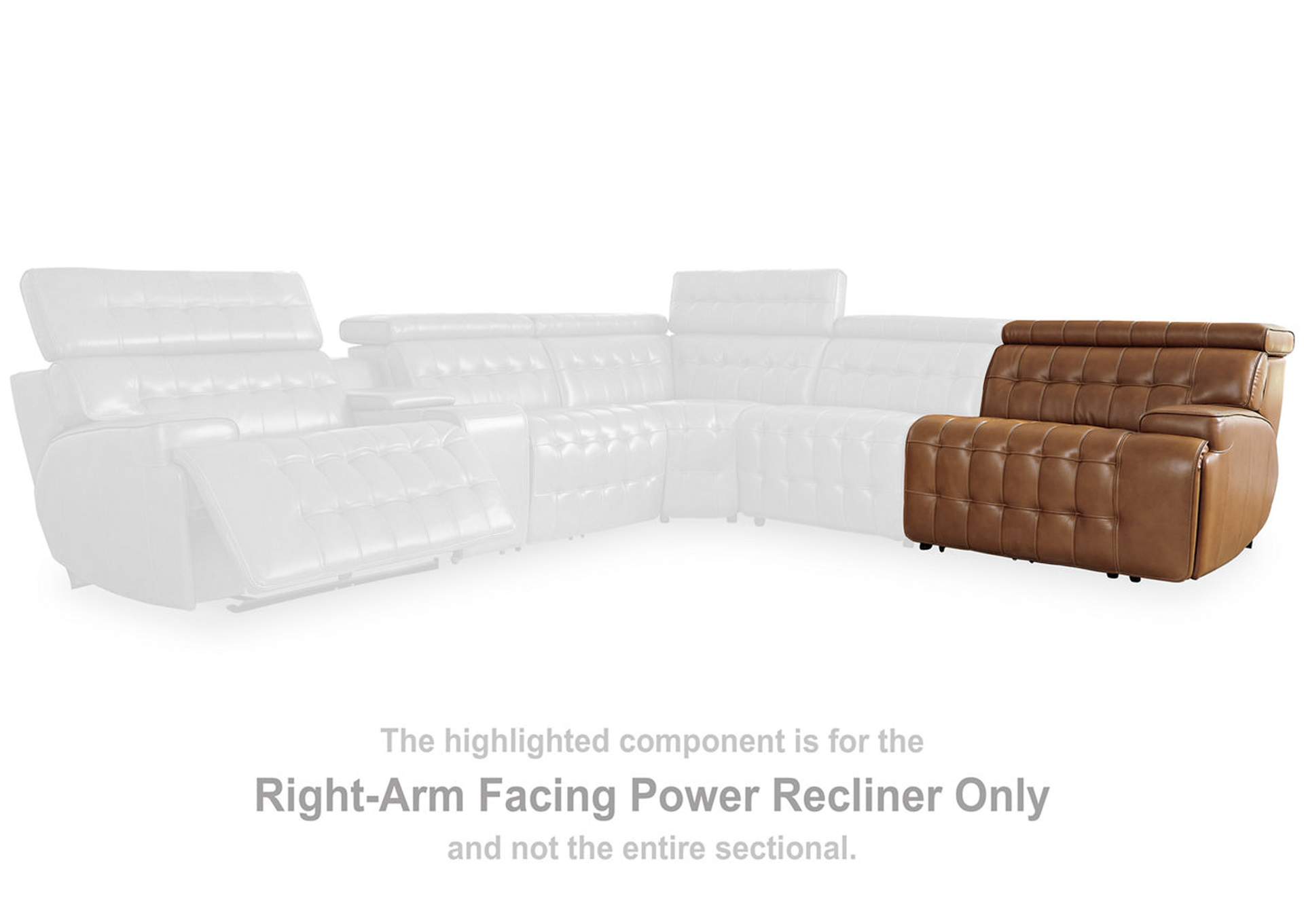 Temmpton 3-Piece Power Reclining Sectional Loveseat with Console,Signature Design By Ashley