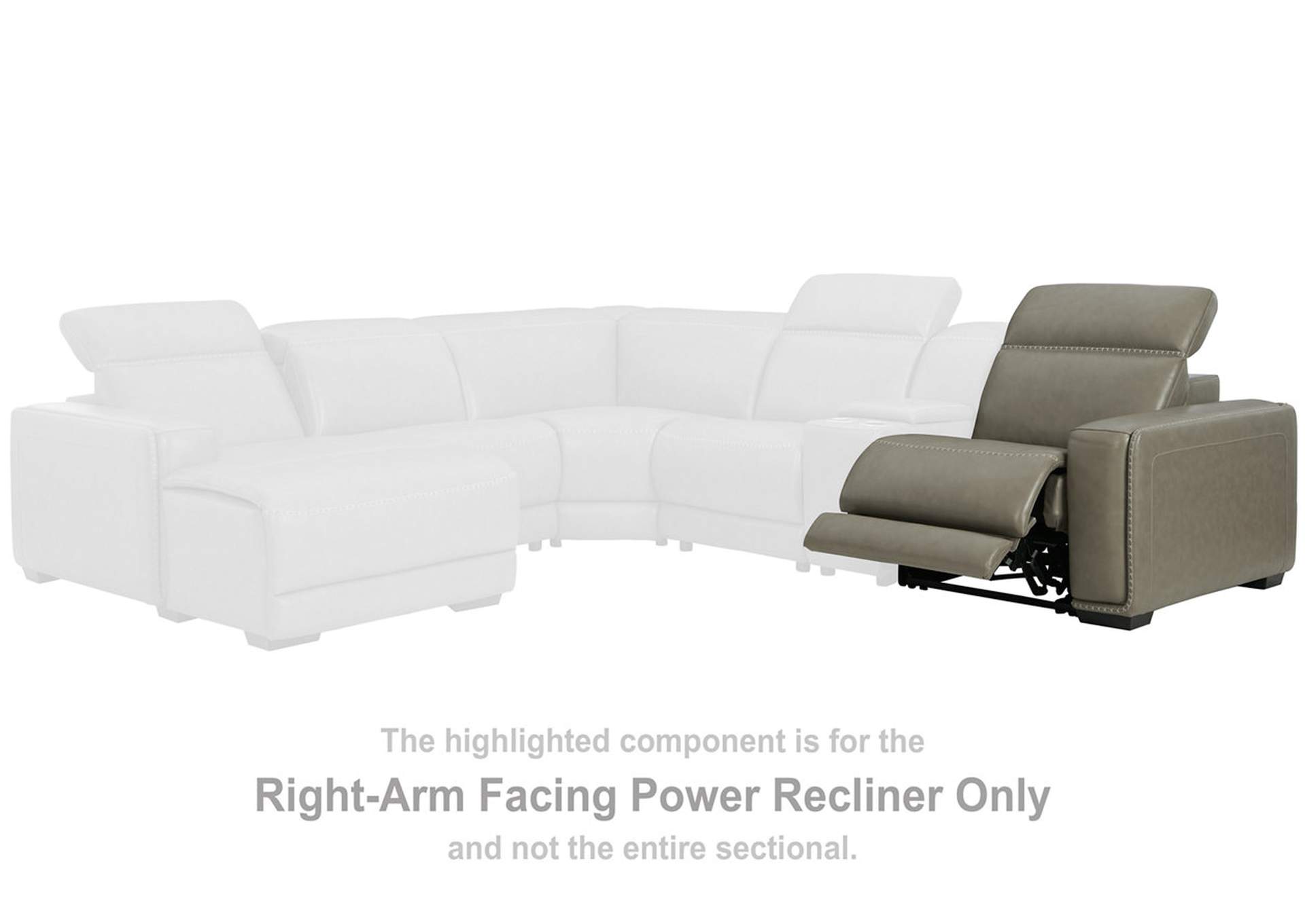 Correze 3-Piece Power Reclining Sectional Loveseat,Signature Design By Ashley