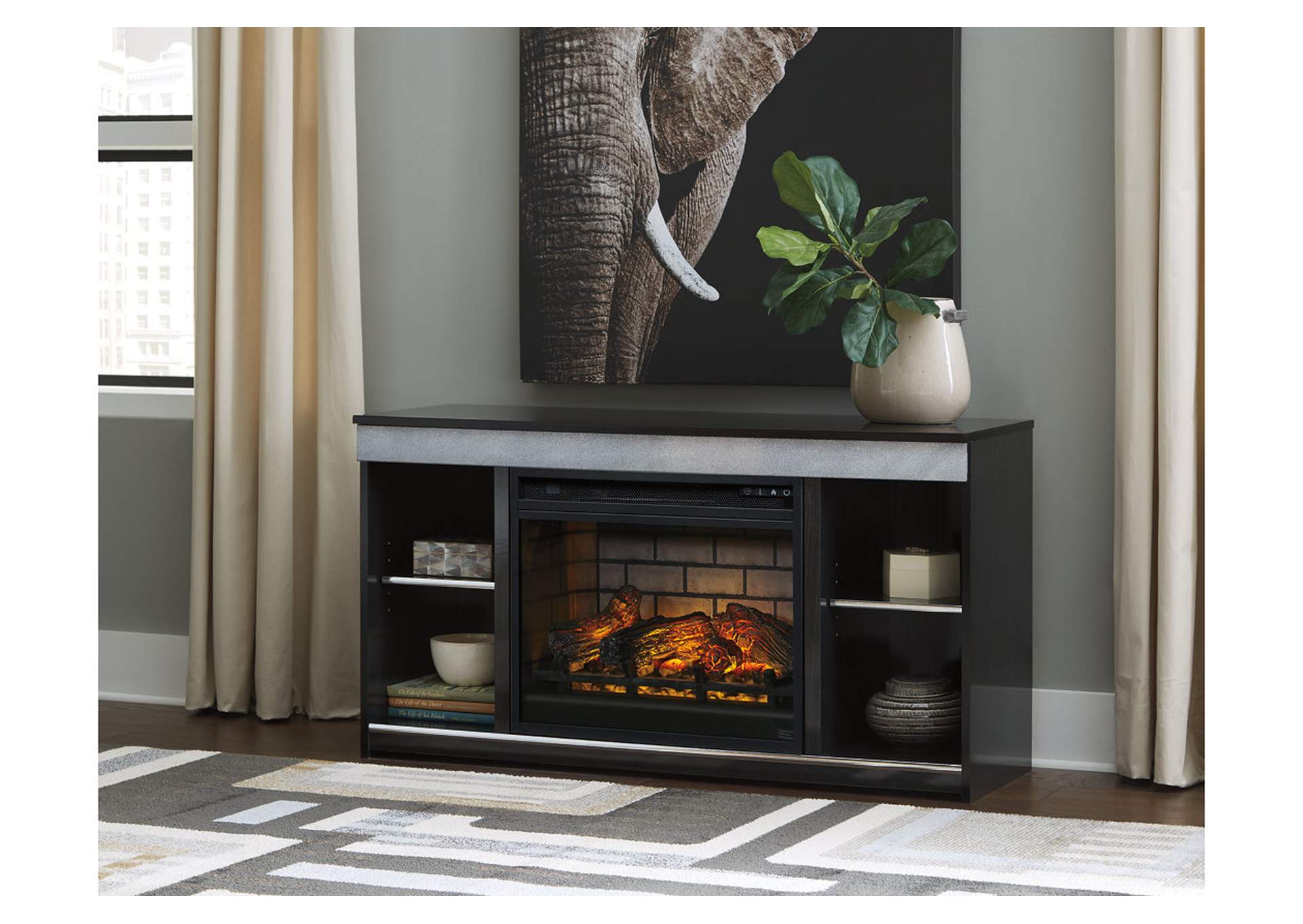 Entertainment Accessories Electric Infrared Fireplace Insert,Signature Design By Ashley