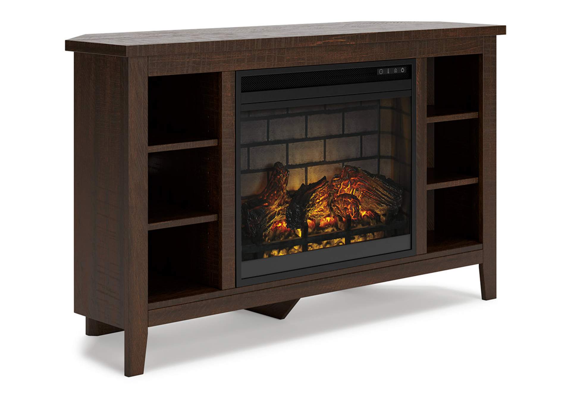 Camiburg Corner TV Stand with Electric Fireplace,Signature Design By Ashley