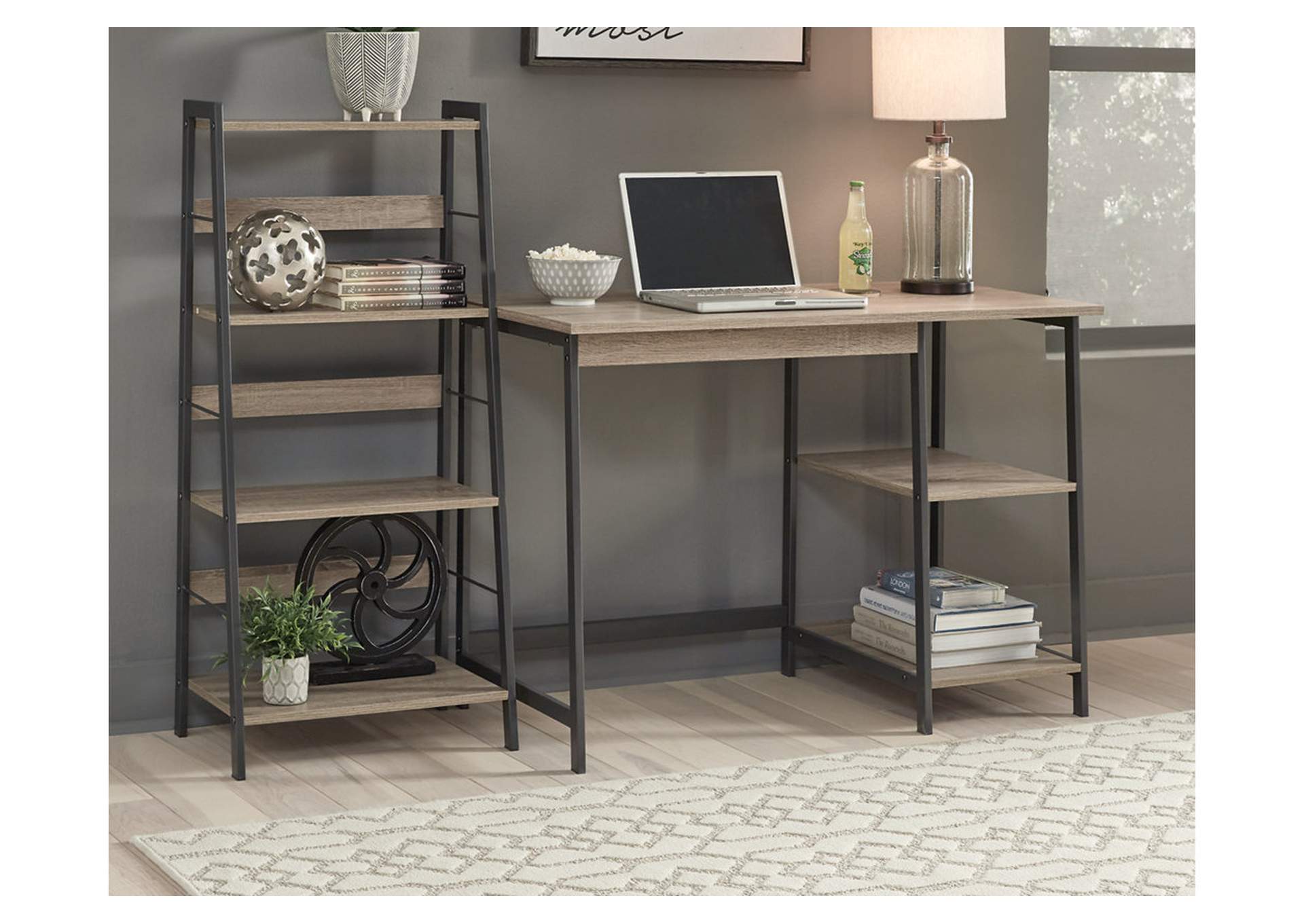 Soho Home Office Desk and Shelf,Signature Design By Ashley